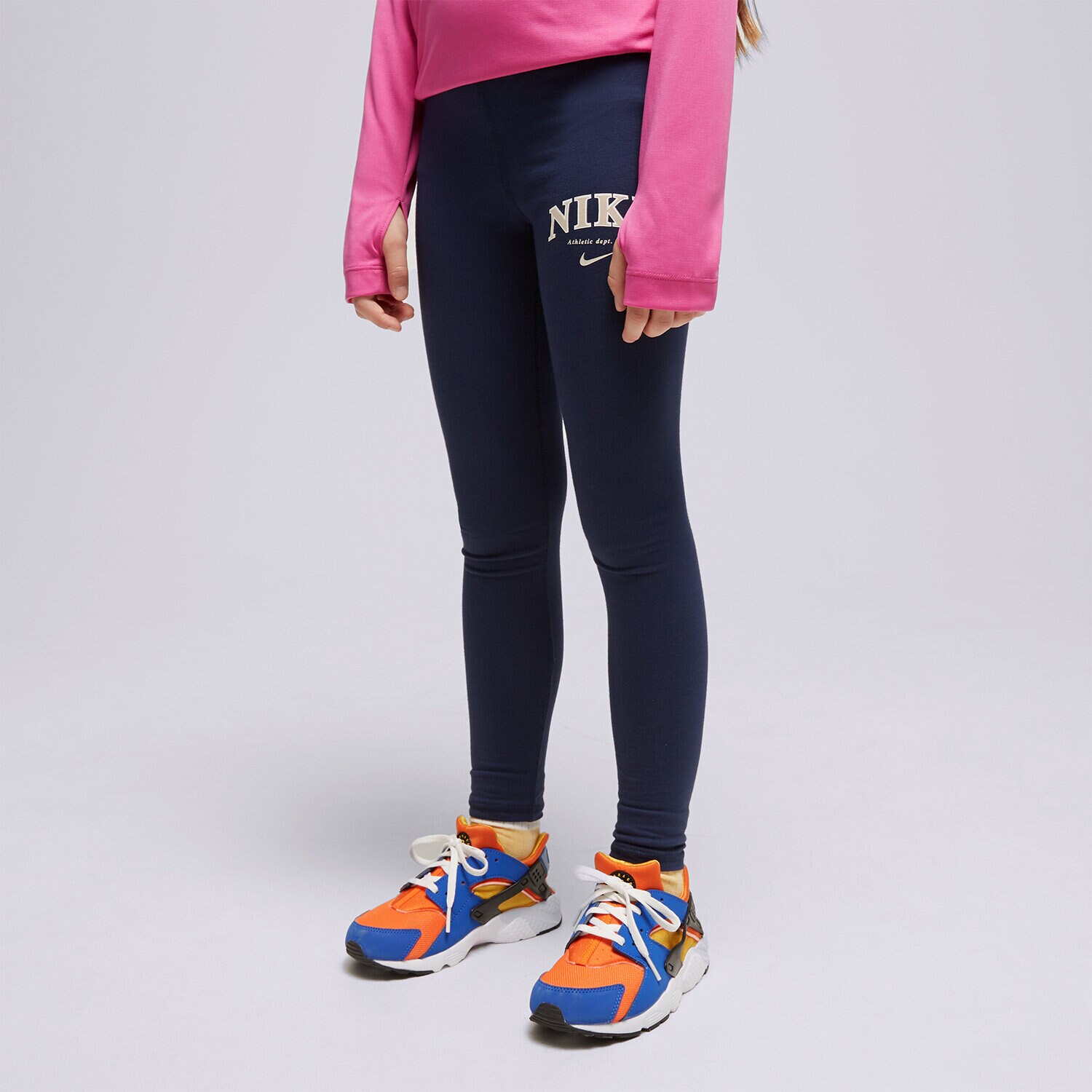 Kinder Hosen NIKE HOSE (G)TREND FAV HW LEG NY/CR PANTS FD0889-410 Dunkelblau