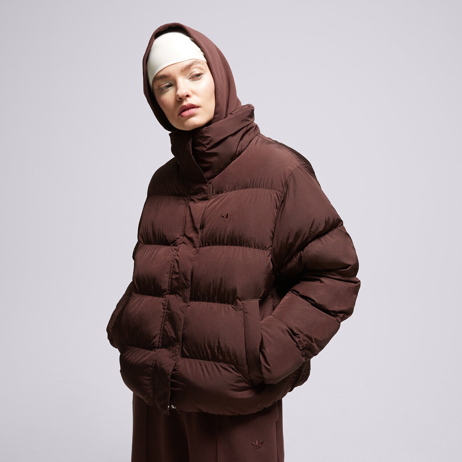 Damen Winterjacke ADIDAS JACKE WINTER SHORT VEGAN IJ8235 Braun