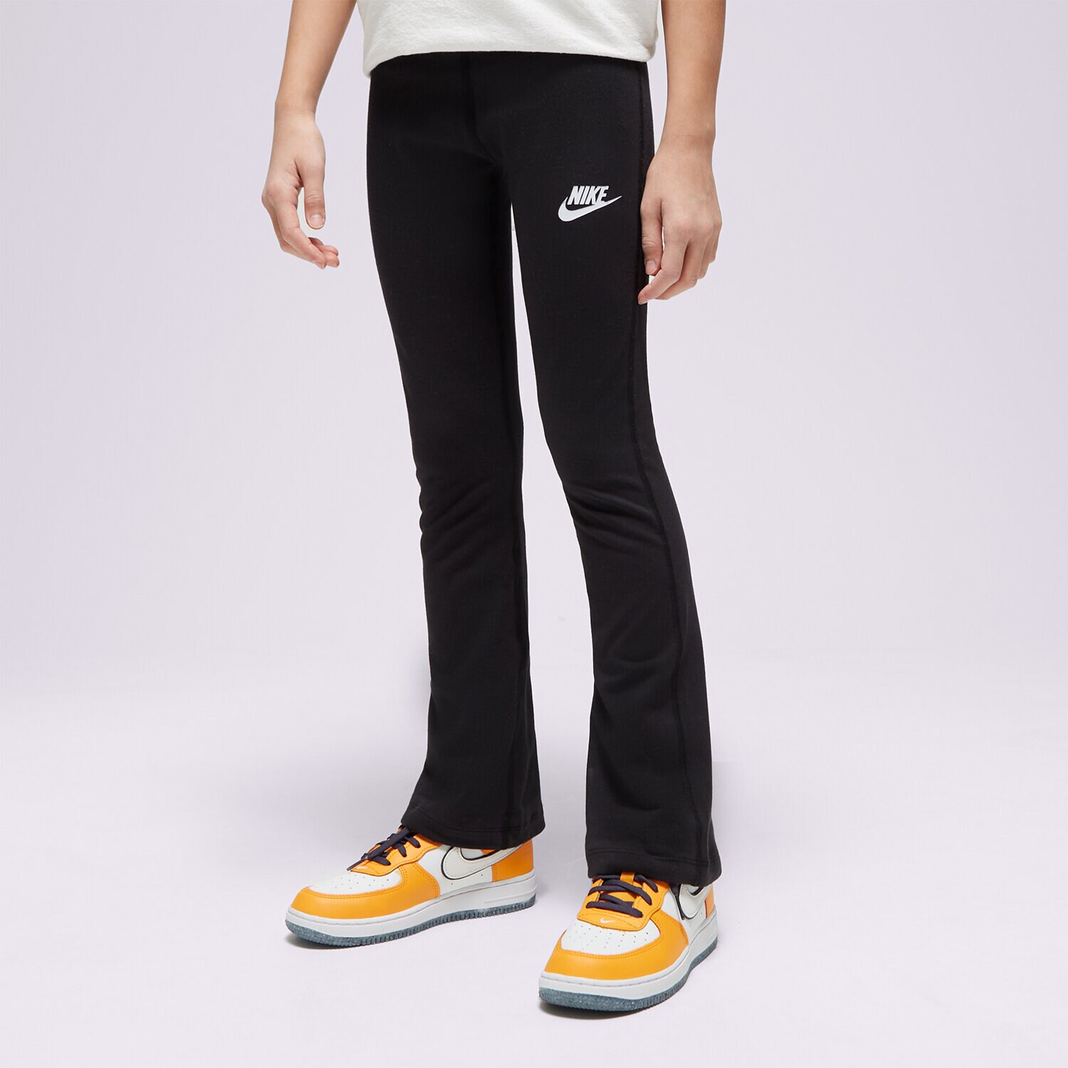 Kinder Hosen NIKE HOSE G NSW FAVORITES TGHT FLARE LBR GIRL FJ6169-010 Schwarz