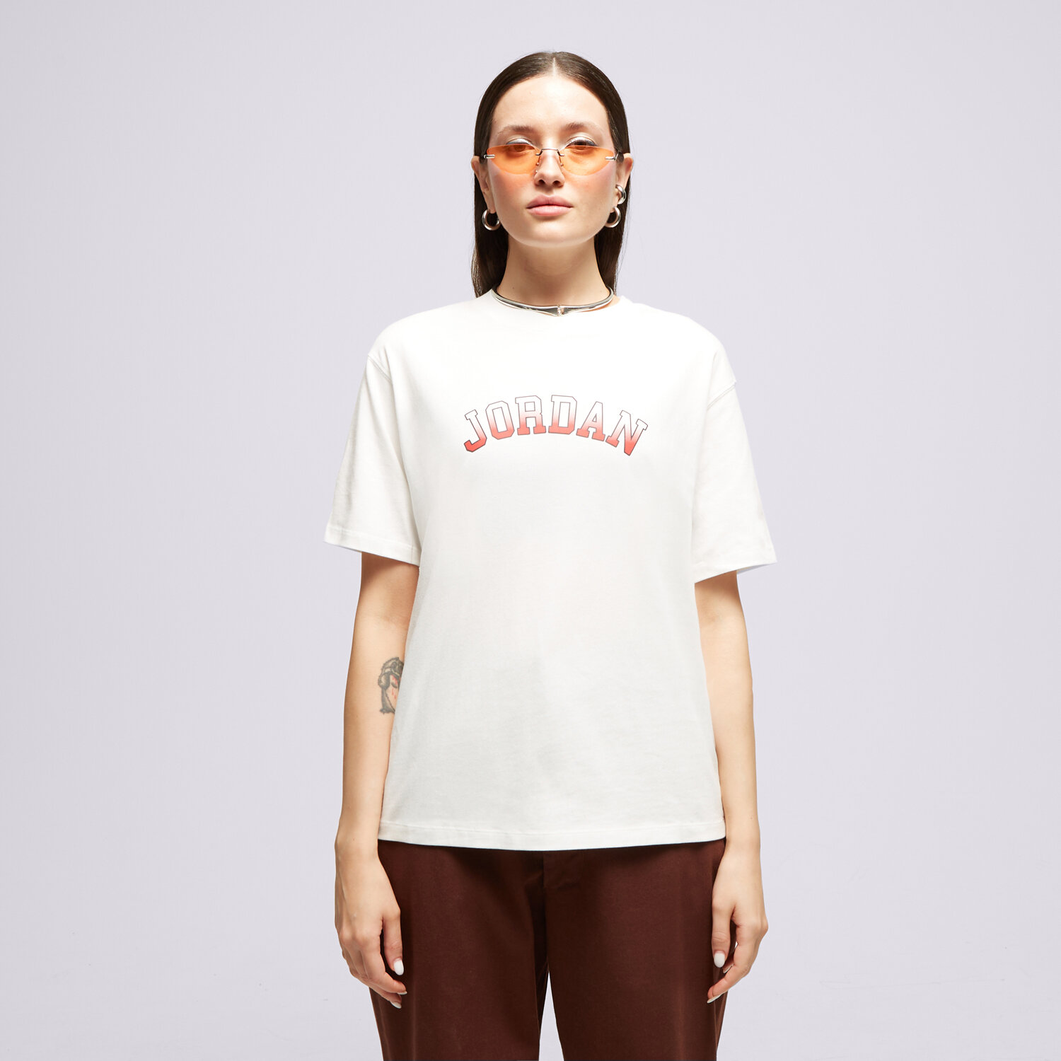 Damen T-Shirt JORDAN T SHIRT W J GF SS VRB FD7202-100 Weiß