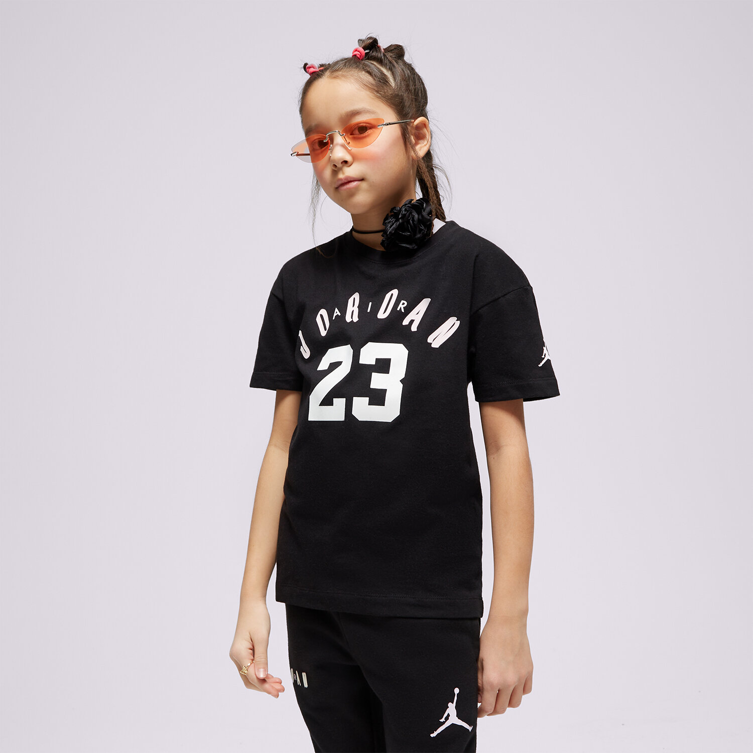 Kinder T-Shirt JORDAN T-SHIRT 23 SOFT TOUCH SS GIRL 45C826-023 Schwarz