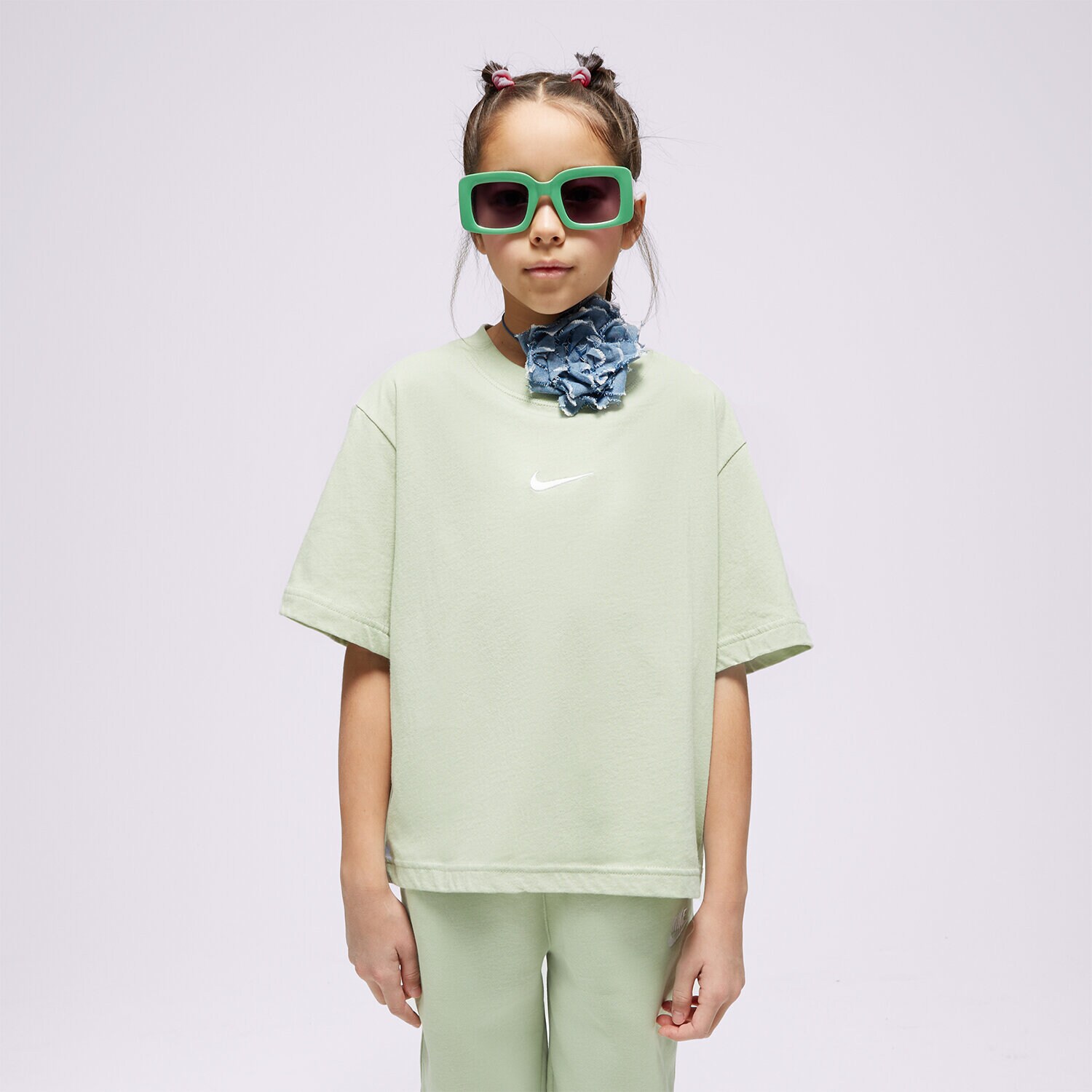 Kinder T-Shirt NIKE T SHIRT NIKE SPORTSWEAR GIRL DH5750-343 Grün