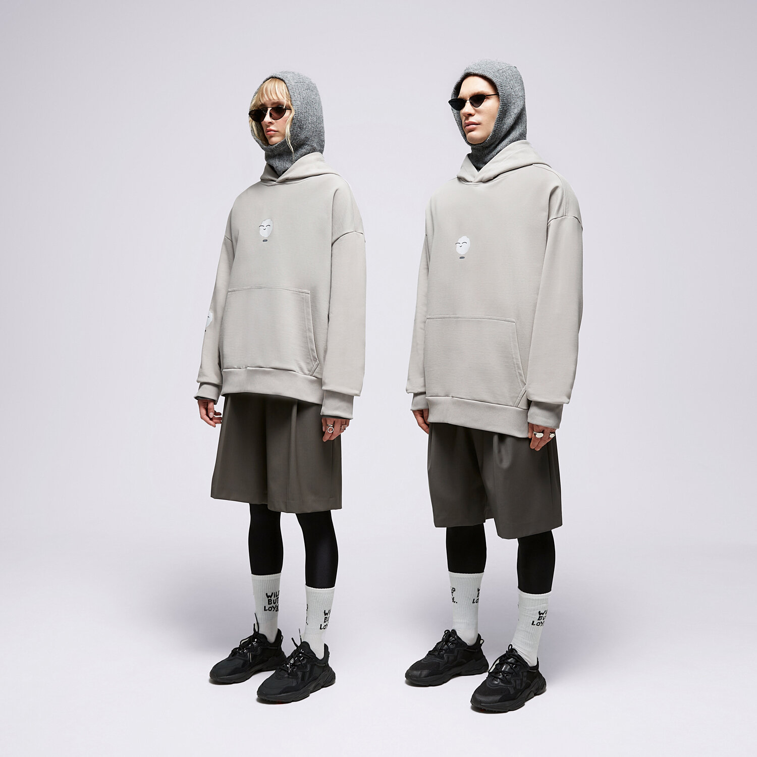 Damen S.NOW JOB SIZEER HOODIE "I'M LEVITATING" GRAY SI323BLU55001 Grau
