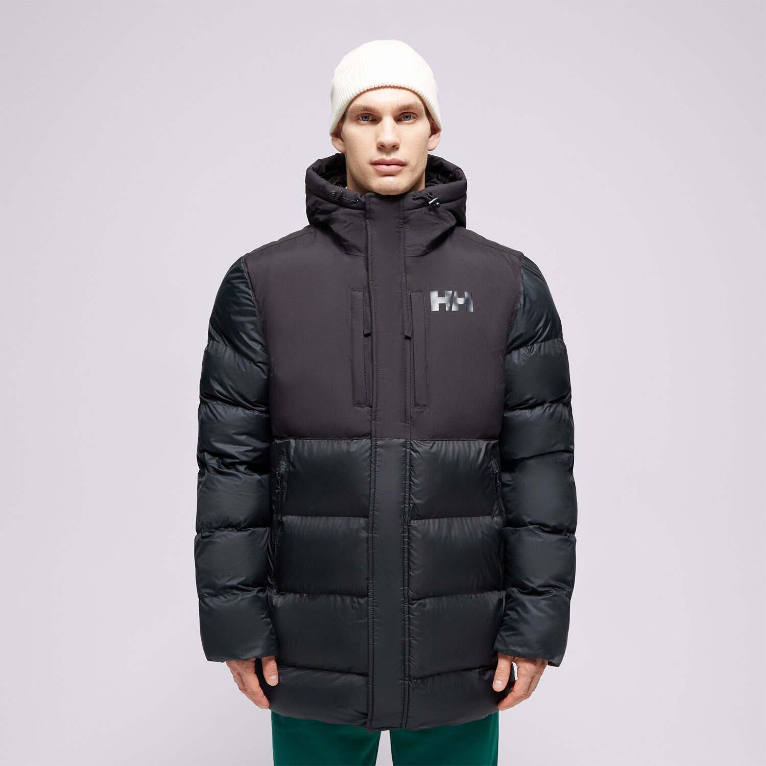 Herren Winterjacke HELLY HANSEN JACKE WINTER ACTIVE PUFFY 53522_990 Schwarz