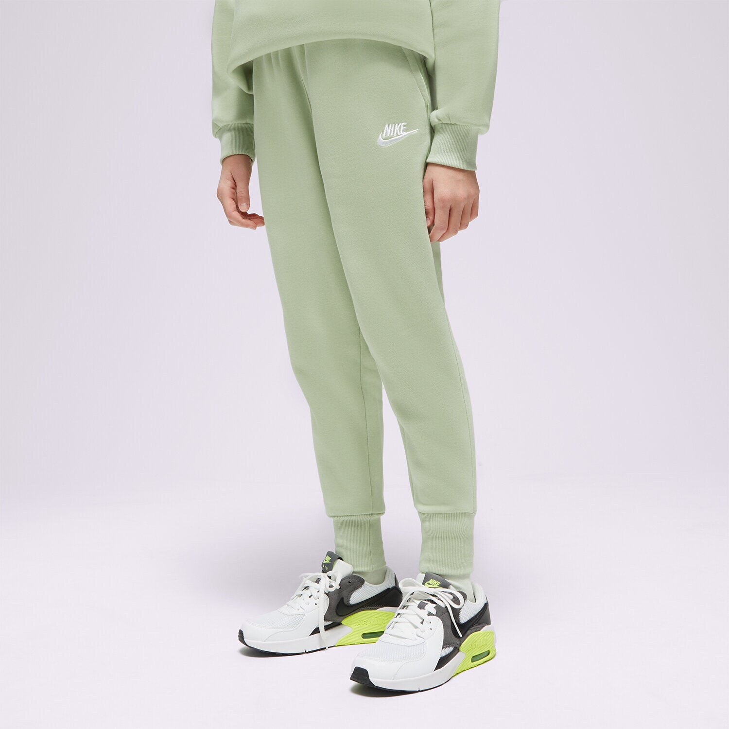 Kinder Hosen NIKE HOSE G NSW CLUB FLC HR FTD PNT LBR GIRL FD2921-343 Grün
