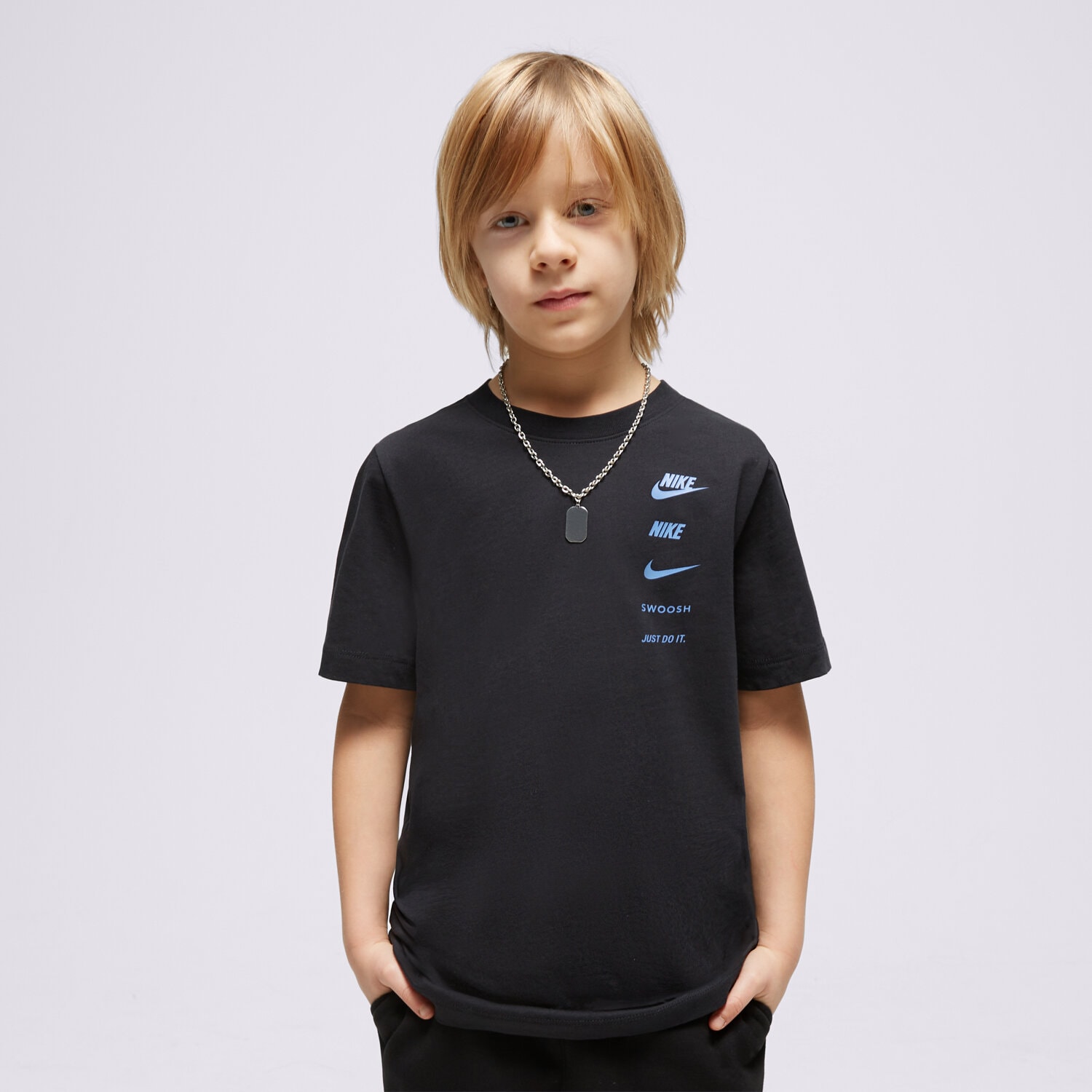 Kinder T-Shirt NIKE T SHIRT B NSW SI GRAPHIC BOY FV2339-010 Schwarz