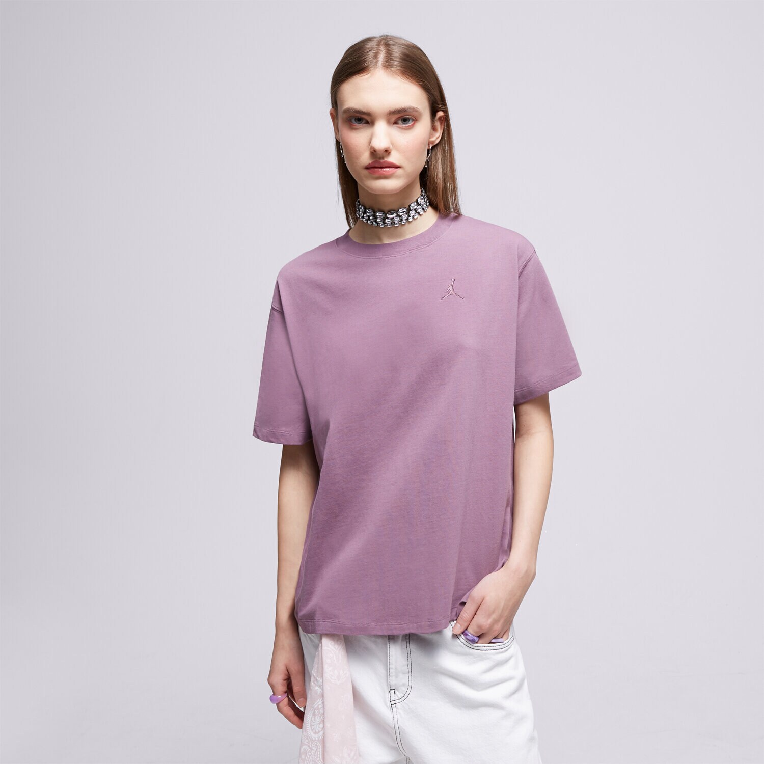 Damen T-Shirt JORDAN T SHIRT W J ESSEN GF CORE 23 FN4500-508 Violet