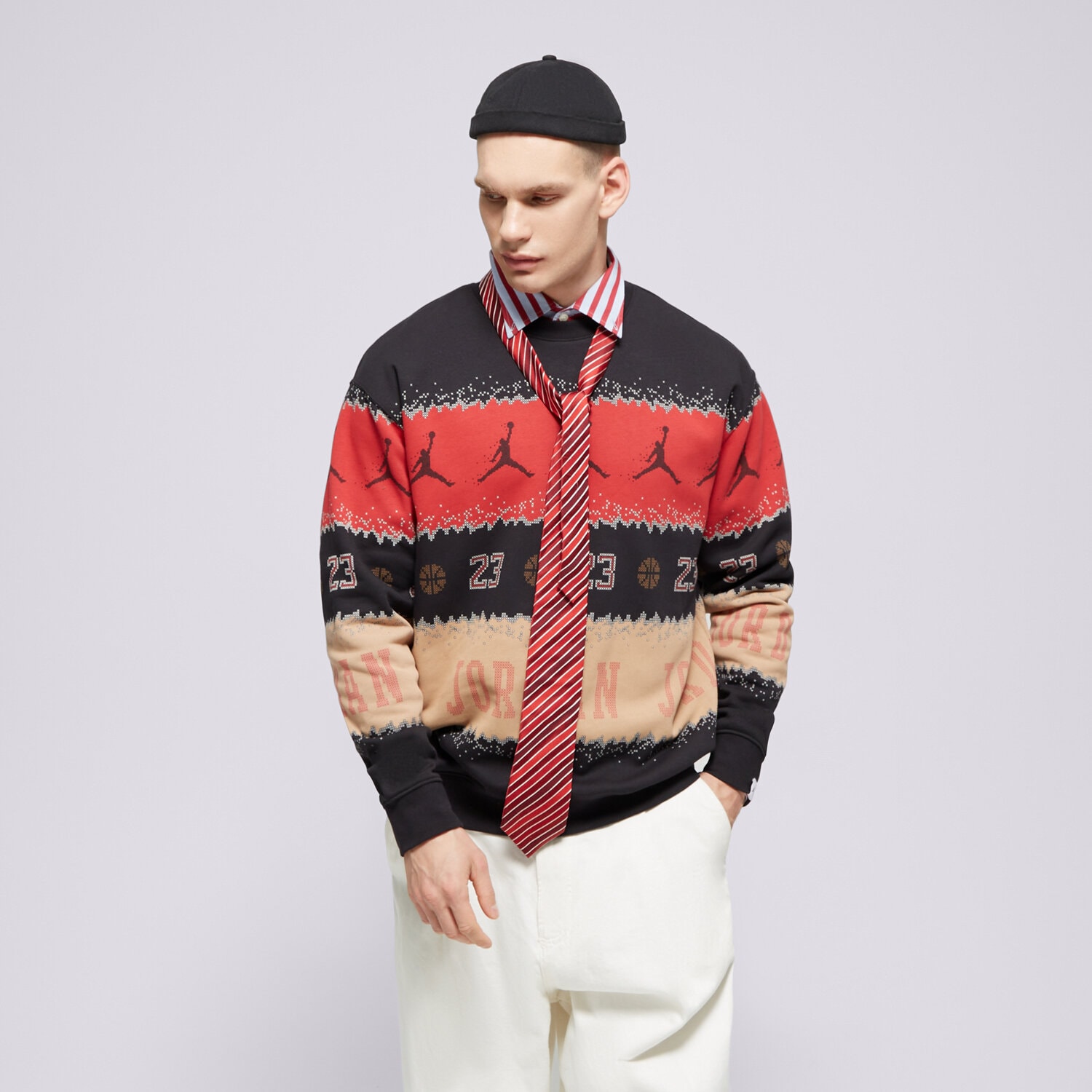 Herren JORDAN SWEATSHIRT M J ESS MMBR HLDY FLC CREW FD7463-687 Multicolor