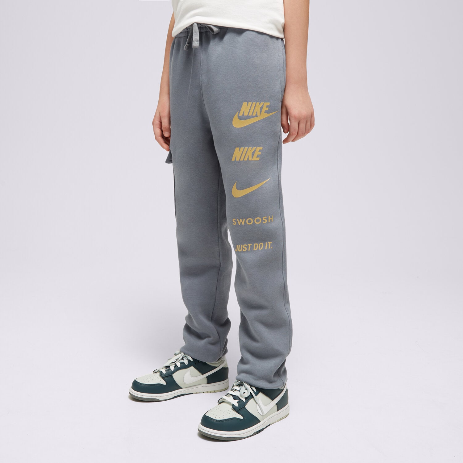 Kinder Hosen NIKE HOSE B NSW SI FLC CARGO BB BOY FN7712-065 Grau