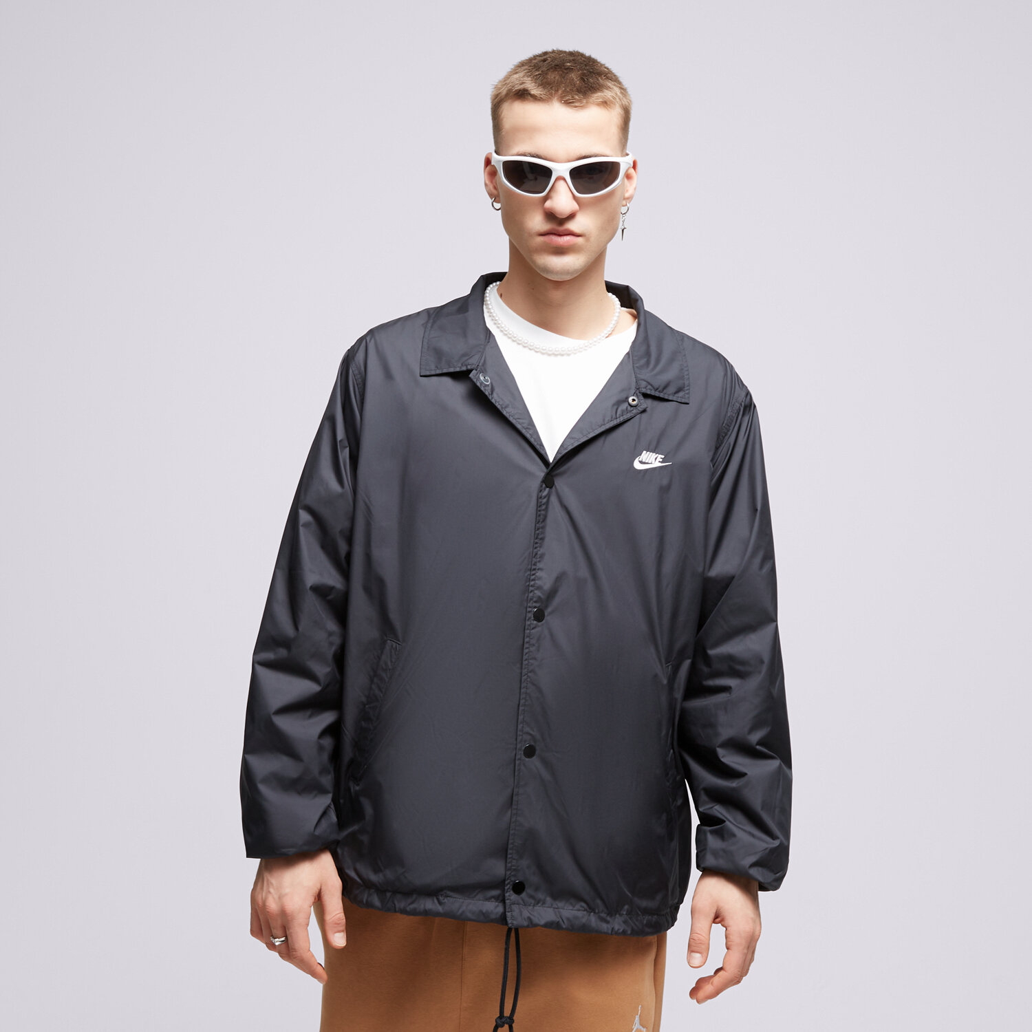 Herren Übergangsjacke NIKE JACKE M NK CLUB COACHES JKT FN3316-010 Schwarz