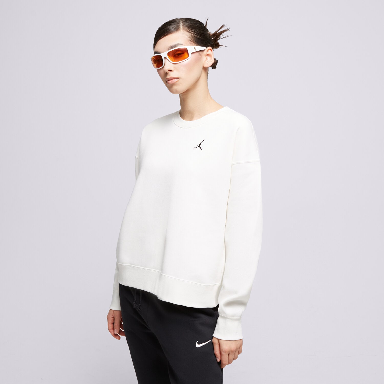 Damen JORDAN SWEATSHIRT W J BRKLN FLC FN4491-133 Beige