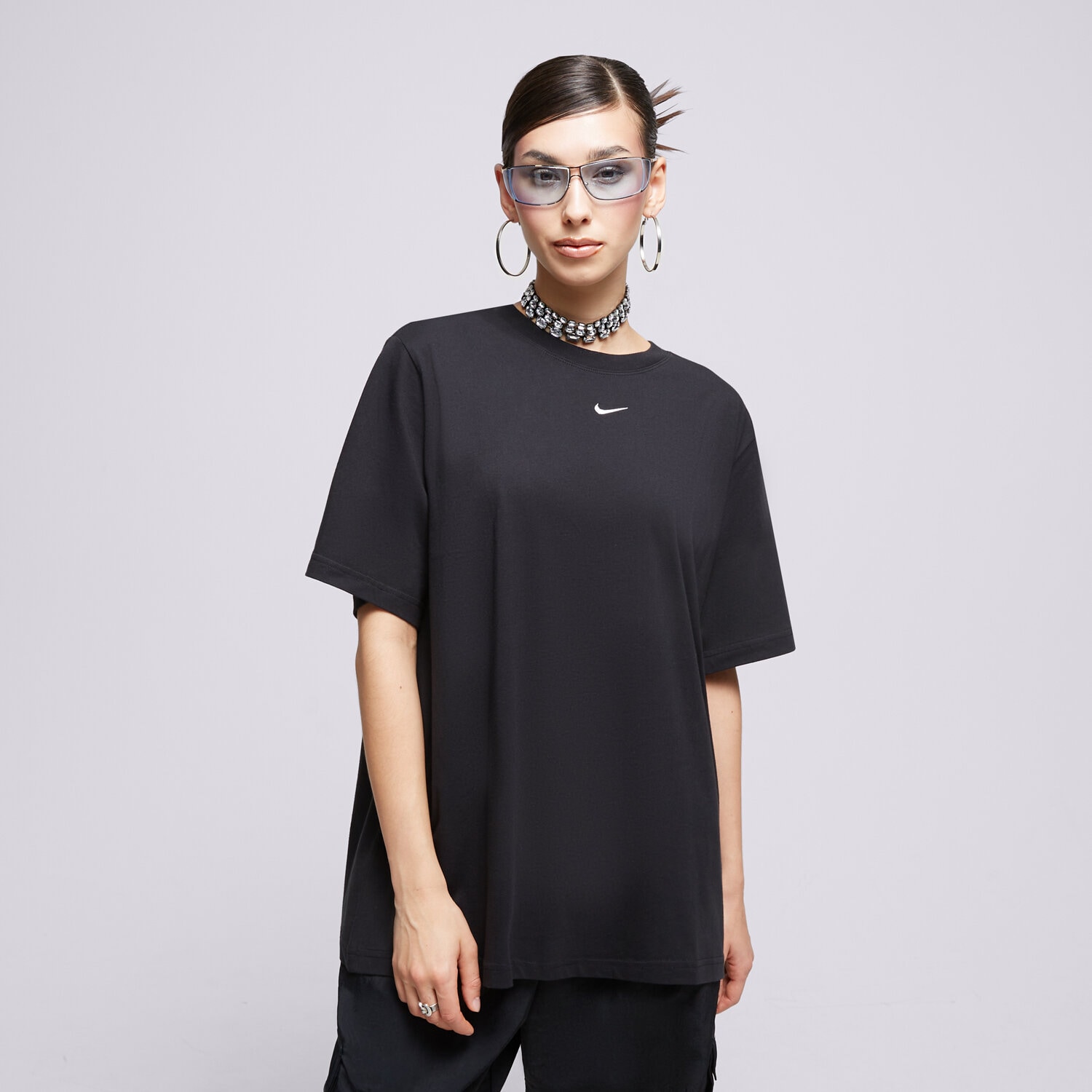 Damen T-Shirt NIKE T SHIRT W NSW ESSNTL LBR FD4149-010 Schwarz