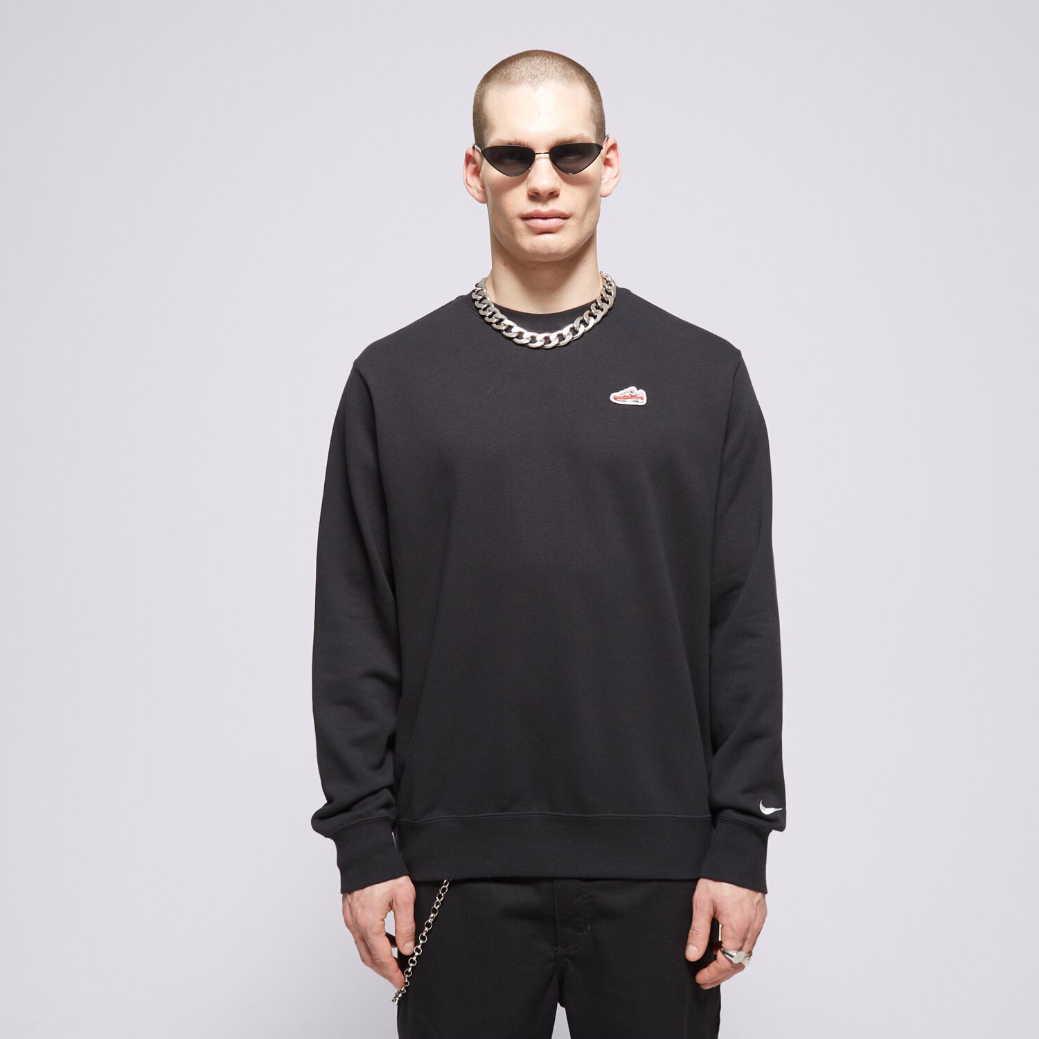 Herren NIKE SWEATSHIRT M NSW CRW FT XAM1 FZ5202-010 Schwarz
