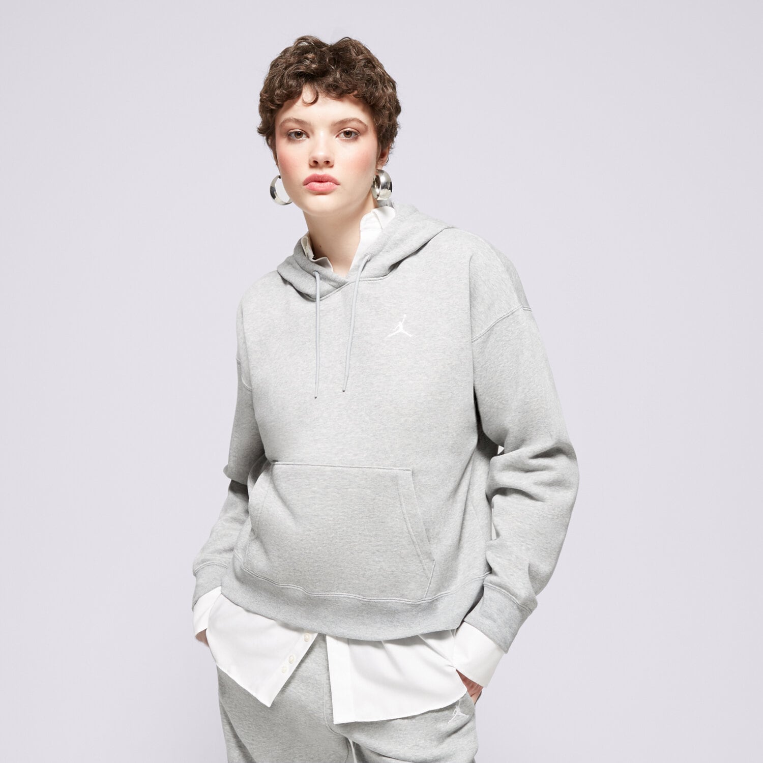 Damen JORDAN SWEATSHIRT W J BRKLN FLC CREW 2 FN4488-063 Grau