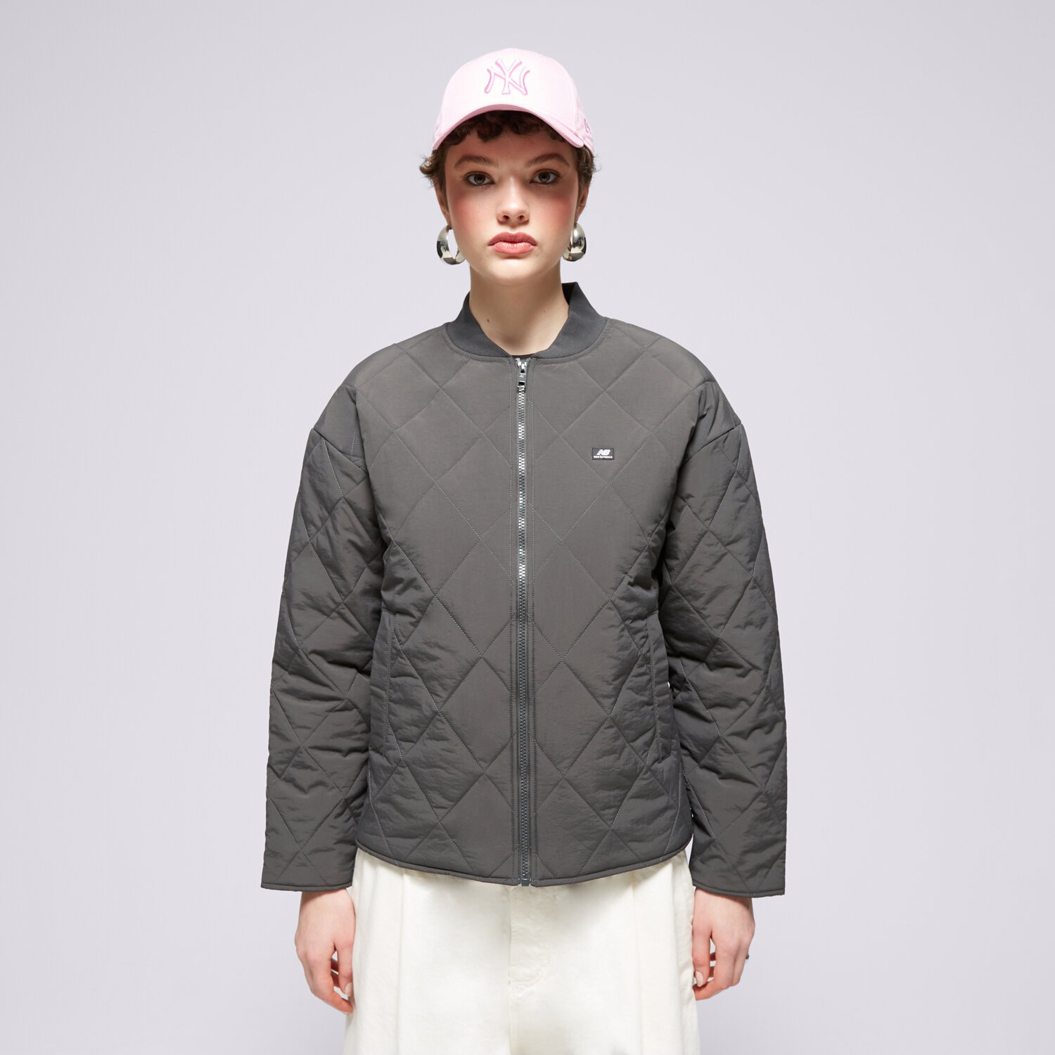 Damen Übergangsjacke NEW BALANCE JACKE JACKE ATHLETICS FASHION INSULATED ACK WJ33504ACK Khaki