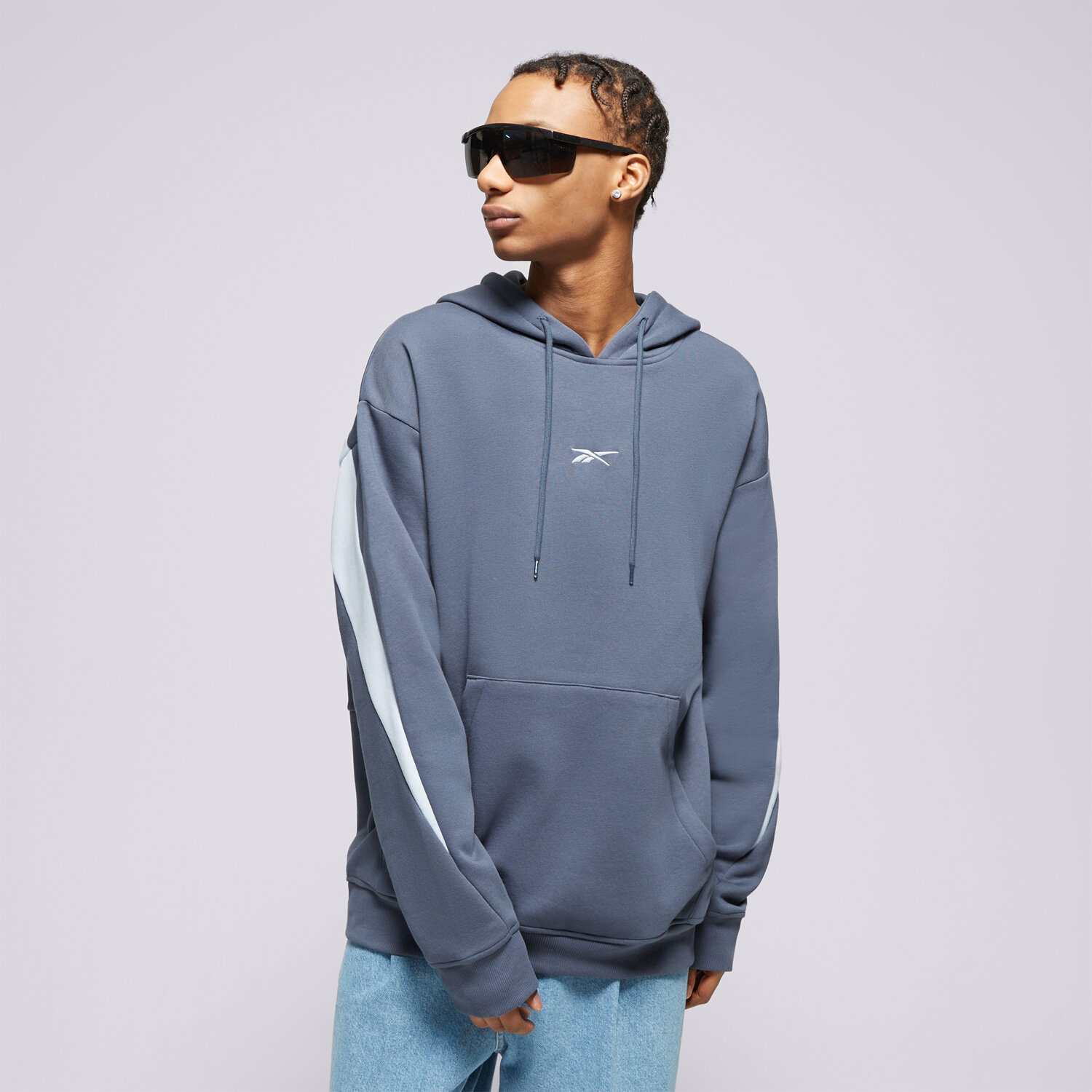 Herren REEBOK HOODIE CL BV HOODIE 100075819 Dunkelblau