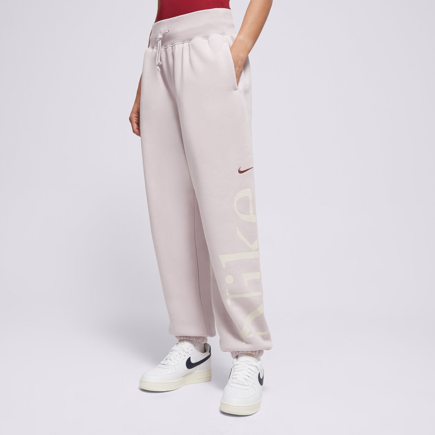 Damen Hosen NIKE HOSE W NSW PHNX FLC OS LOGO SWTPNT FN2552-019 Violet