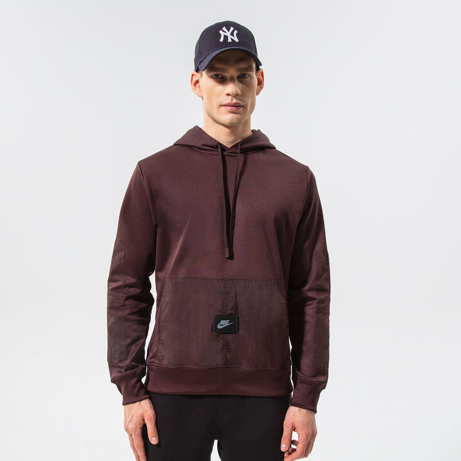 Herren NIKE HOODIE NSW SPU DF FLC PO HOODIE BB DQ5103-205 Braun