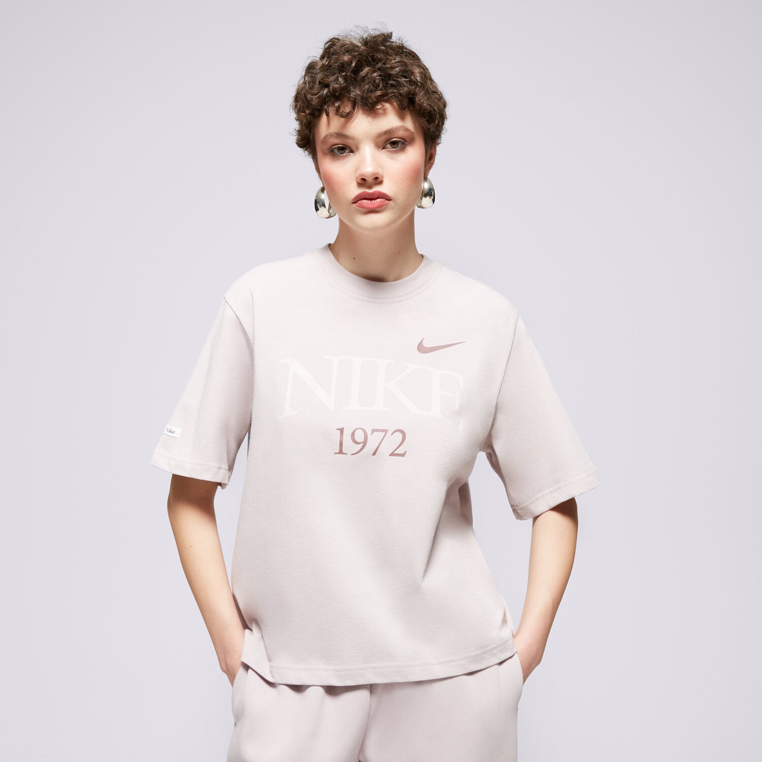 NIKE T SHIRT W NSW TEE CLASSICS BOXY Violet FQ6600 019 Sizeer
