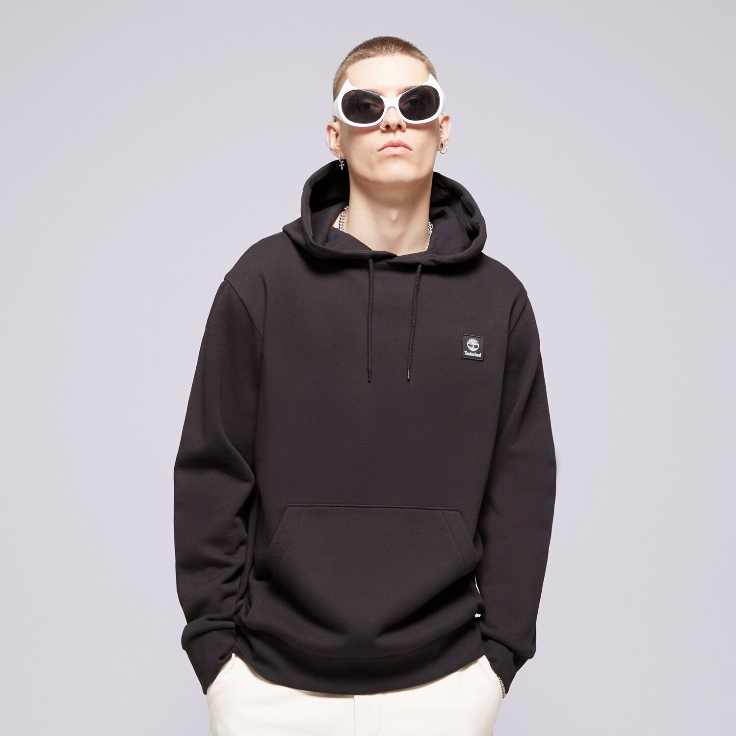 Herren TIMBERLAND HOODIE NEW WOVEN BADGE TB0A5RD20011 Schwarz