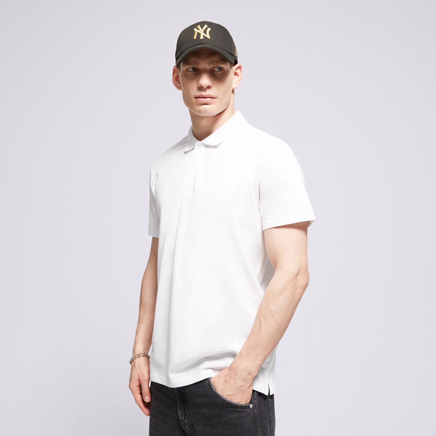 Herren Polo-Shirt CONFRONT POLO CONFRONT CF124POM42001 Weiß