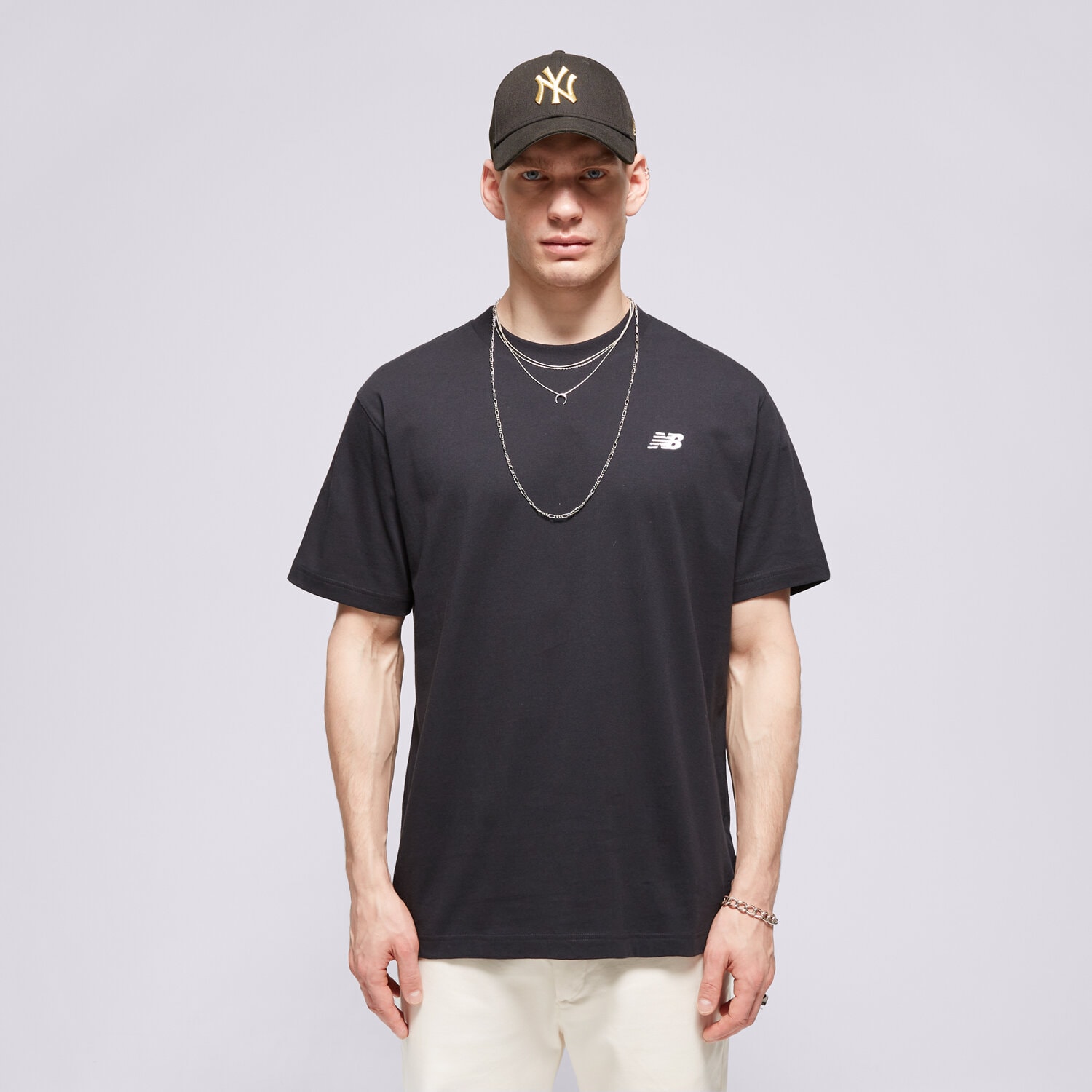 Herren T-Shirt NEW BALANCE T-SHIRT SMALL LOGO MT41509BK Schwarz