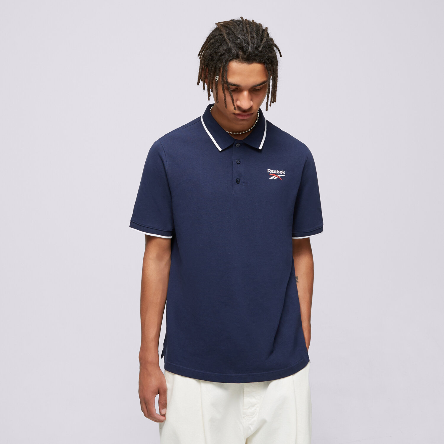 REEBOK POLO REEBOK IDENTITY SMALL LOGO POLO Dunkelblau 100073032 Sizeer
