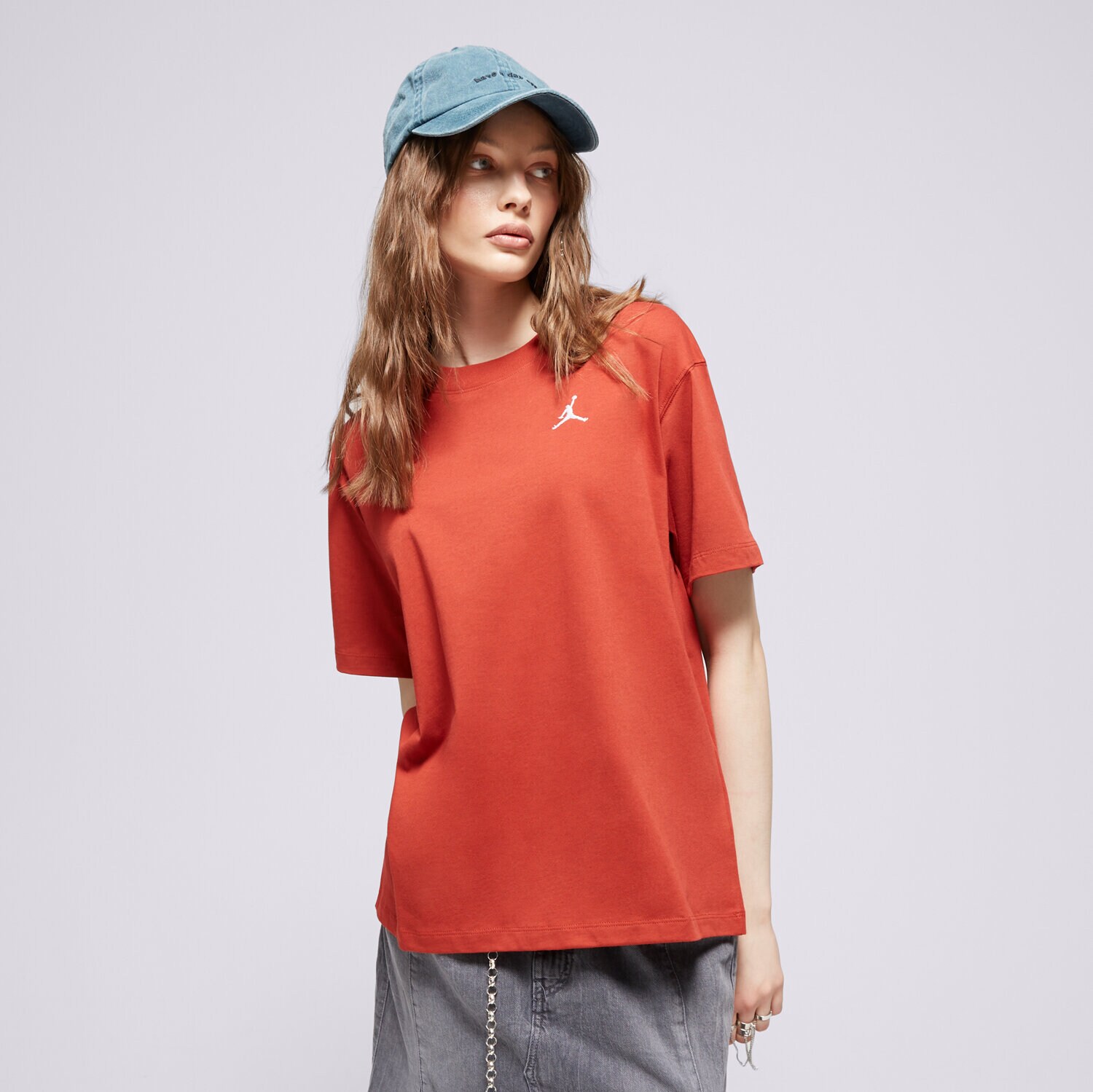 Damen T-Shirt JORDAN T-SHIRT W J ESSEN GF TEE CORE 23 FN4500-615 Rot