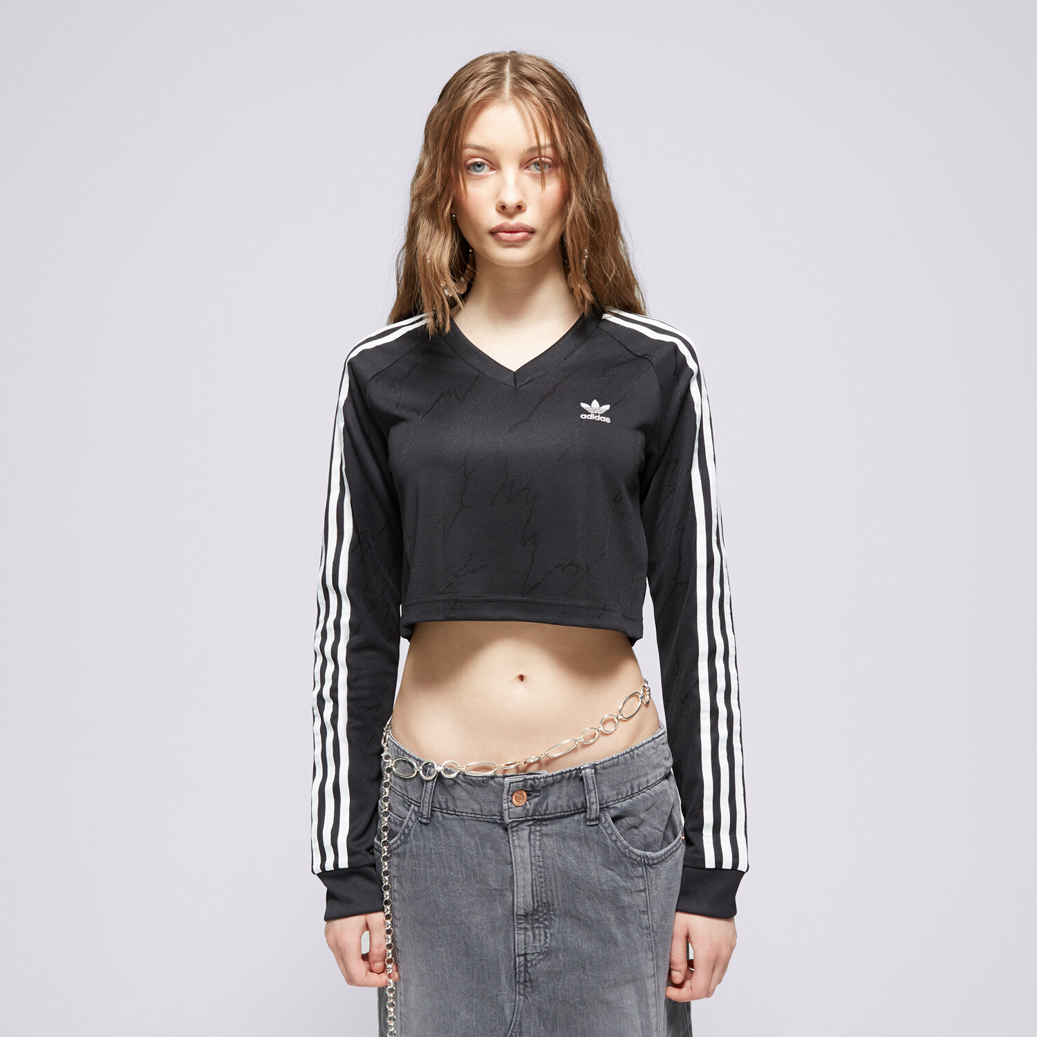 Damen T-Shirt ADIDAS T-SHIRT FR LS JERSEY IT9707 Schwarz