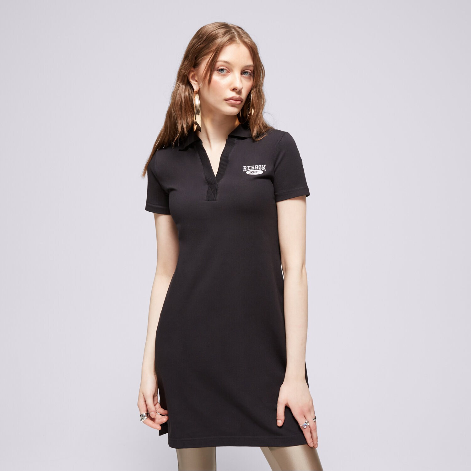 Damen Kleid REEBOK KLEID CL AE V POLO TRAININGSANZUGS 100075529 Schwarz