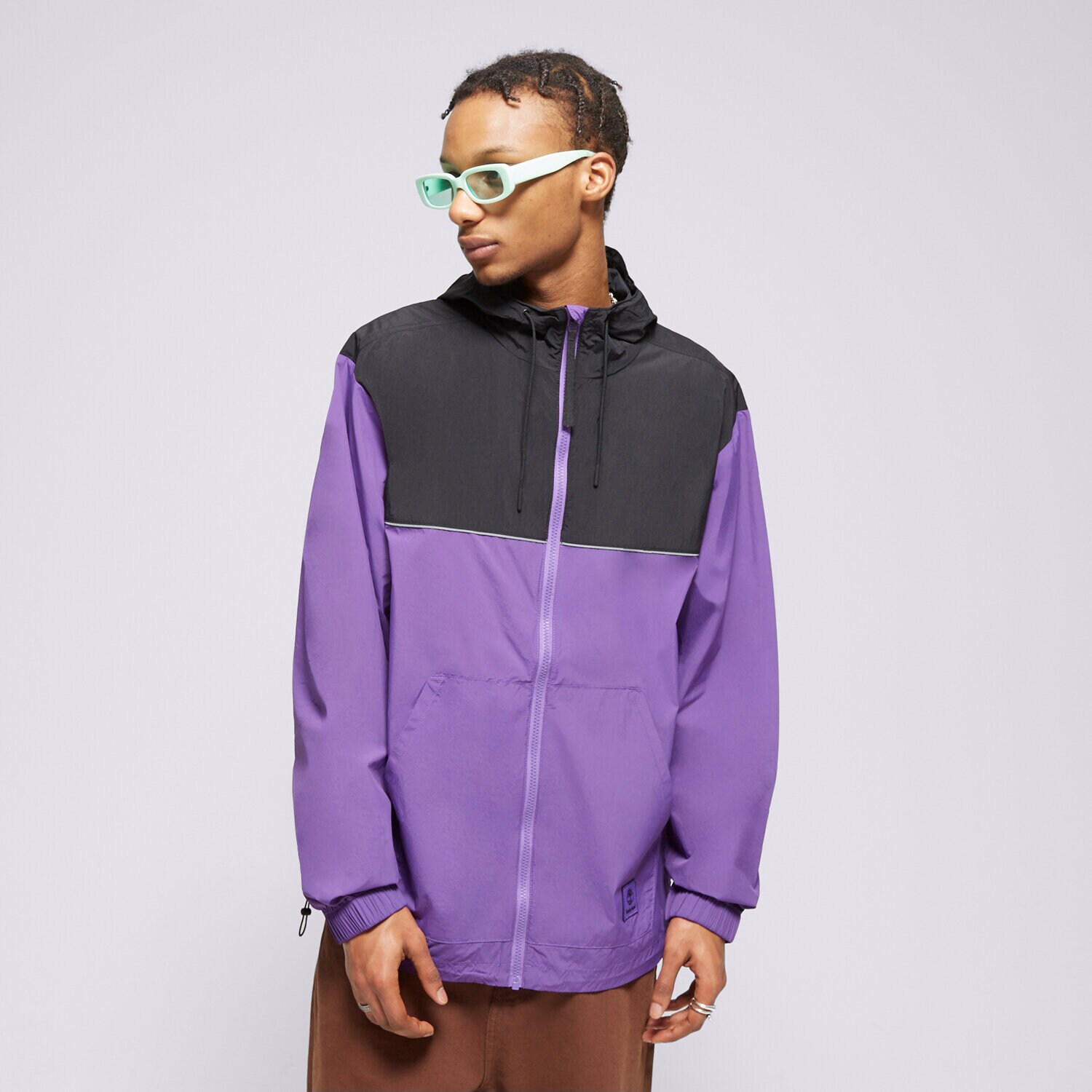 Herren Übergangsjacke TIMBERLAND JACKE WINDBREAKER FULL-ZIP JACKET TB0A5REXEJ91 Violet