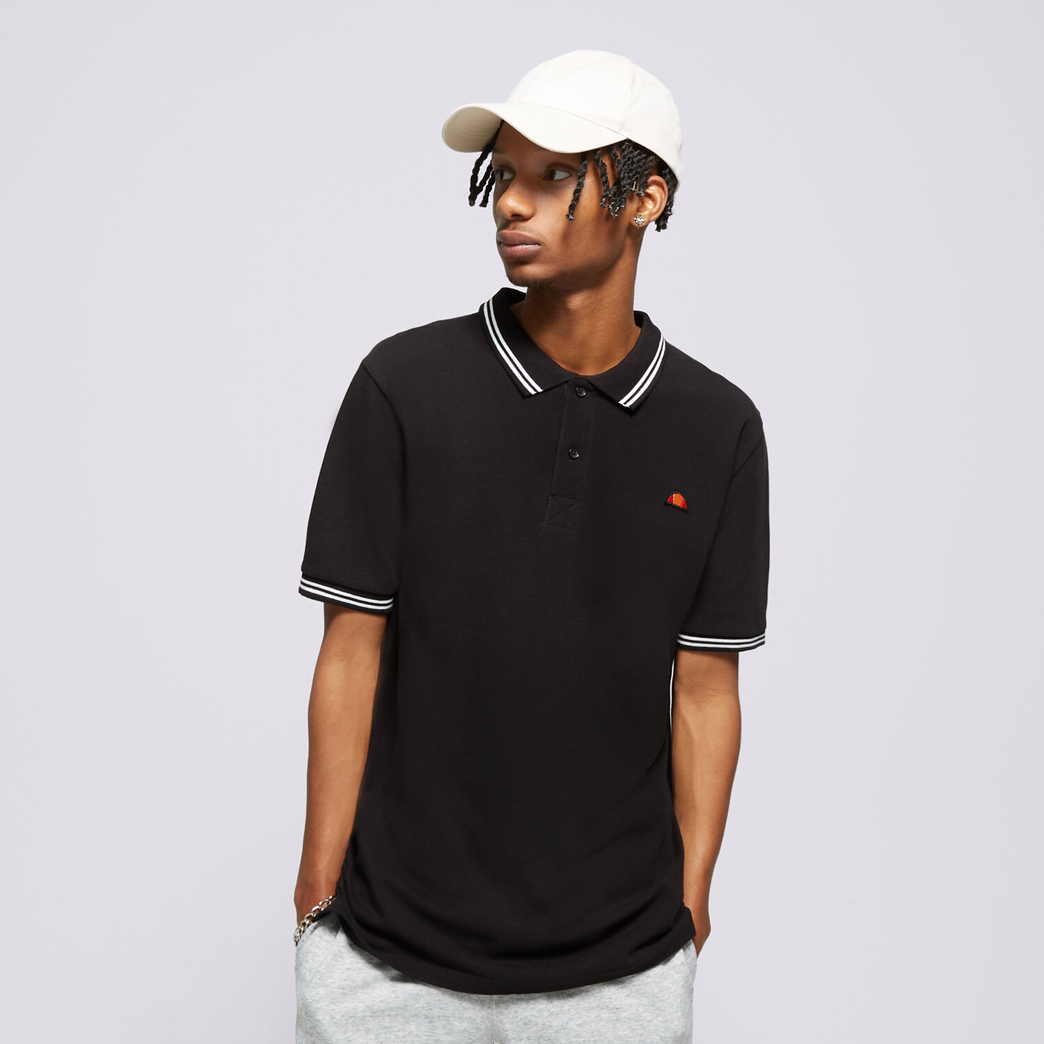 Herren Polo-Shirt ELLESSE POLO ROOKIE POLO BLK SHR20724011 Schwarz