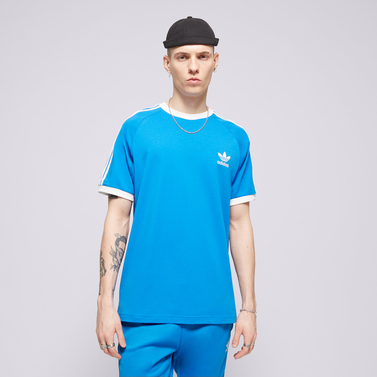 Herren T-Shirt ADIDAS T-SHIRT 3-STRIPES TEE IN7745 Blau