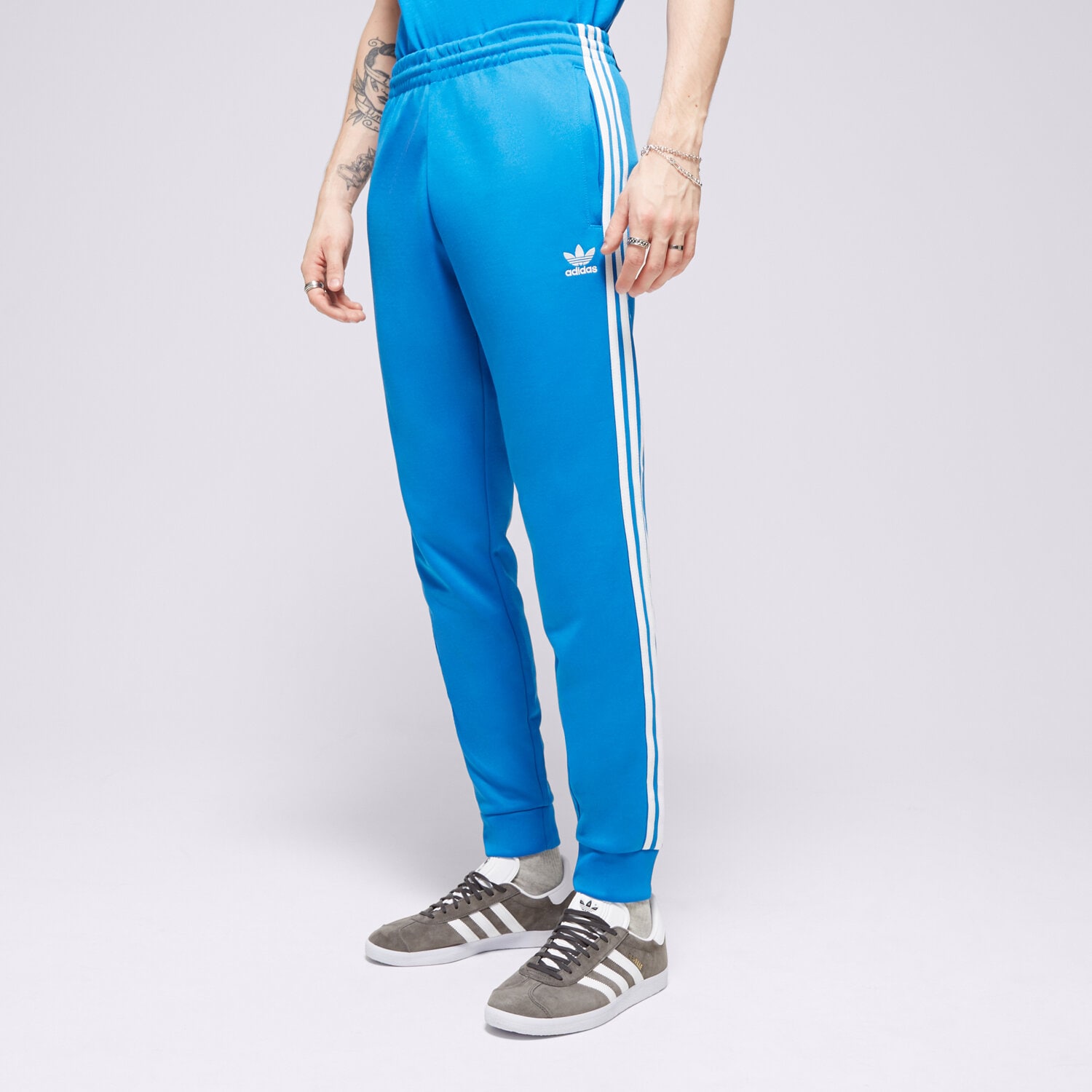 ADIDAS HOSE SSTAR TP BLUE Blau IM4542 Sizeer