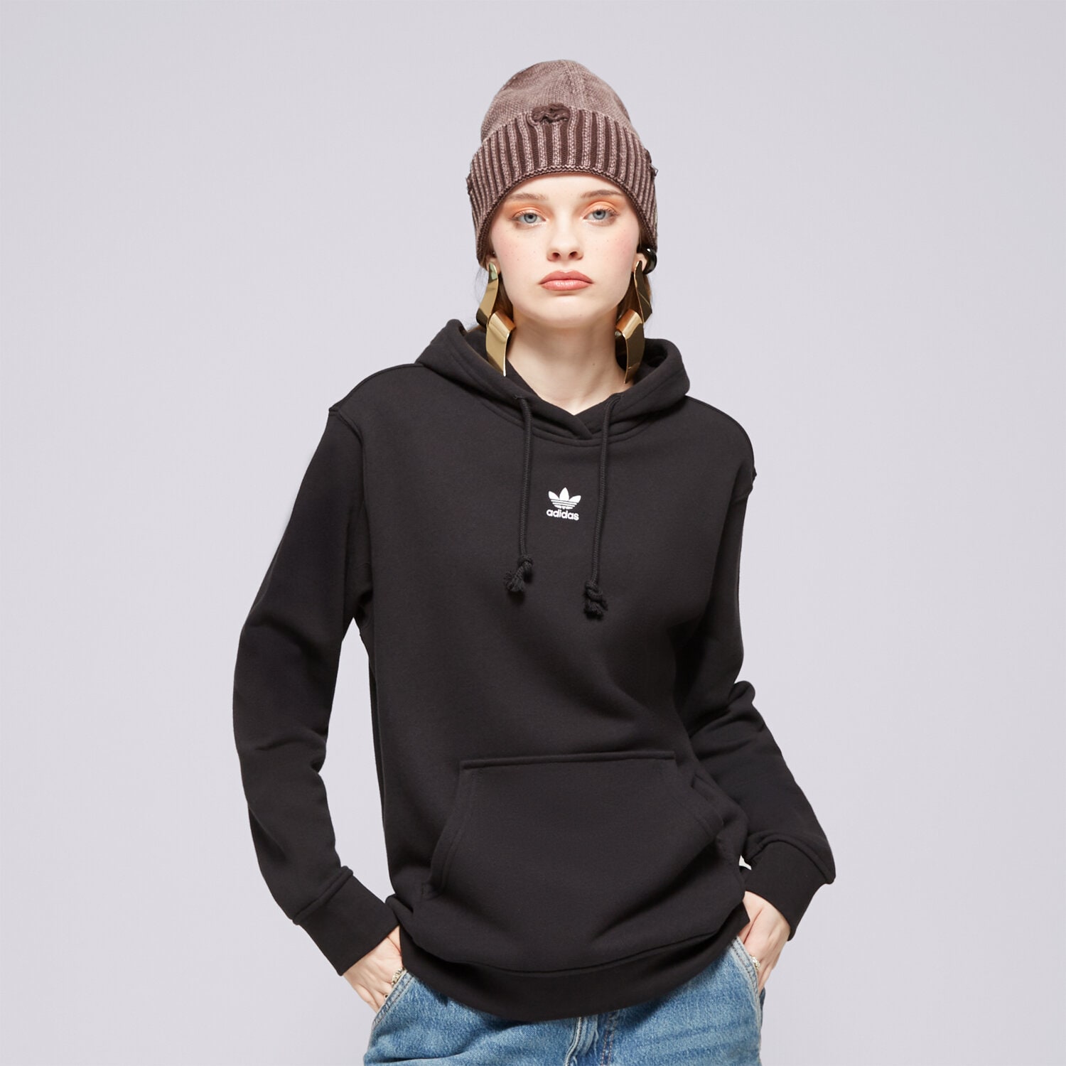 Damen ADIDAS HOODIE HOODIE IA6427 Schwarz