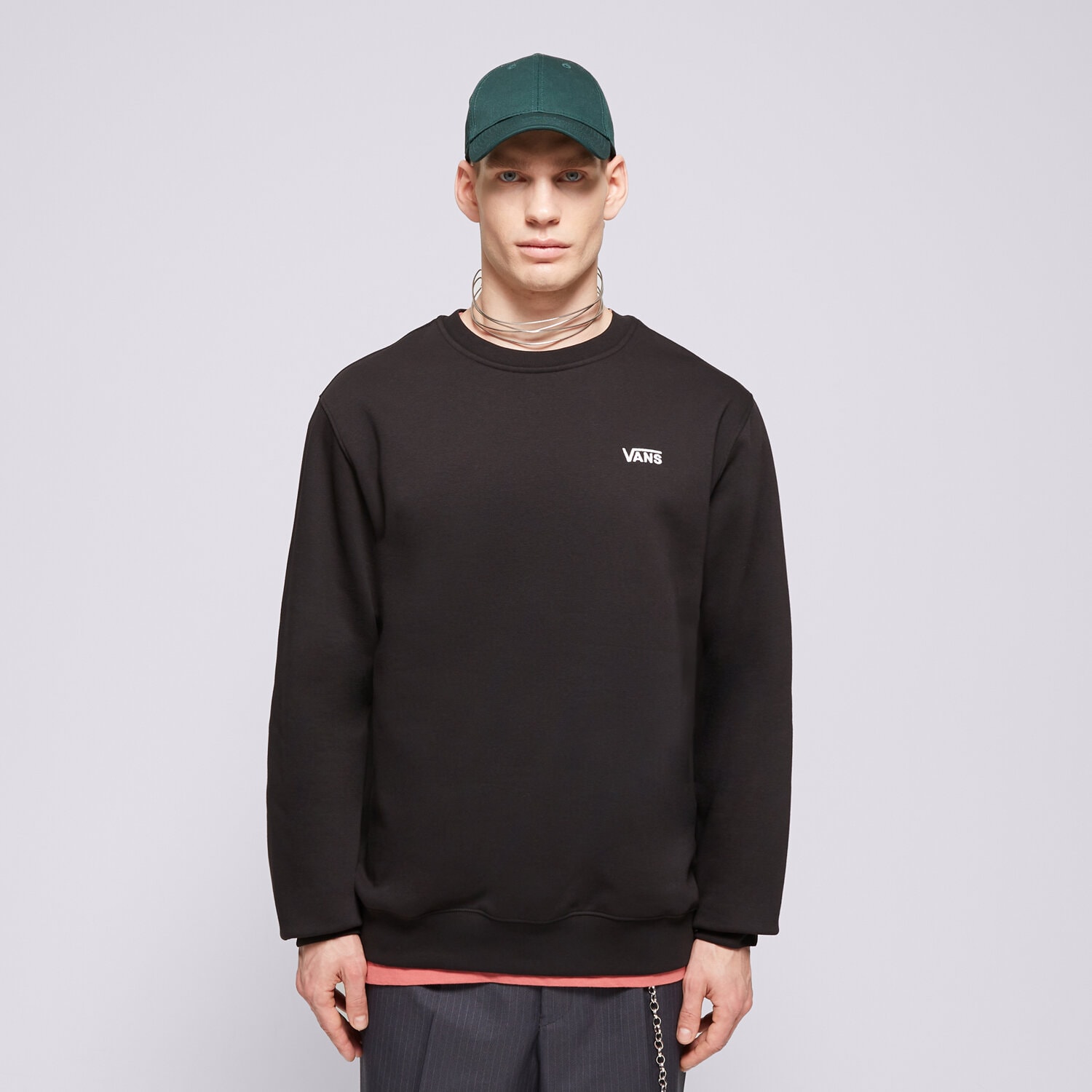 Herren VANS SWEATSHIRT CORE BASIC CREW VN0A7YDUBLK1 Schwarz