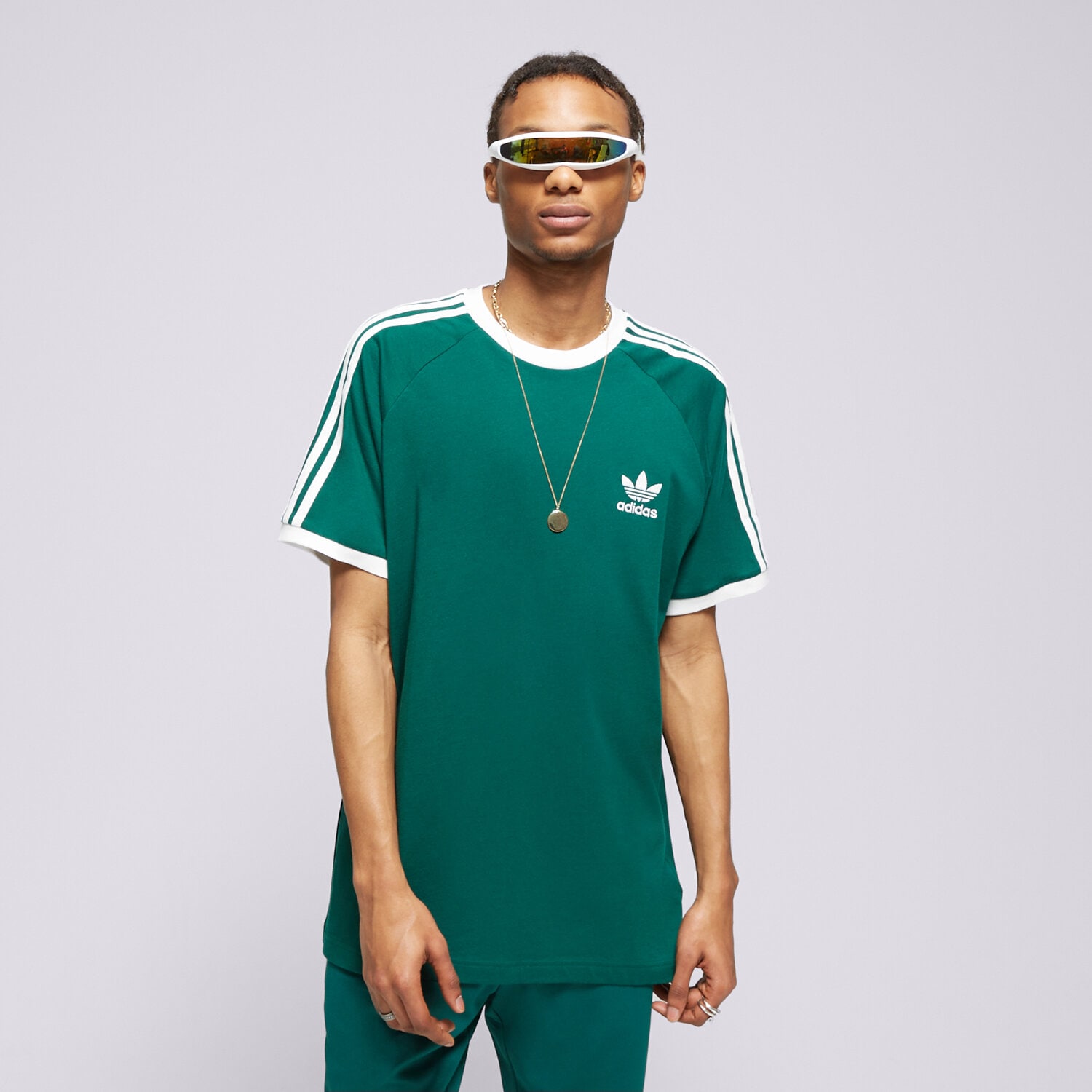 Herren T-Shirt ADIDAS T-SHIRT 3-STRIPES TEE IM9387 Grün