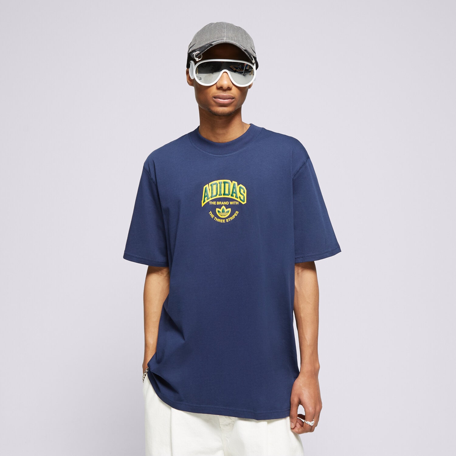 Herren T-Shirt ADIDAS T-SHIRT VRCT SS TEE IS0184 Dunkelblau
