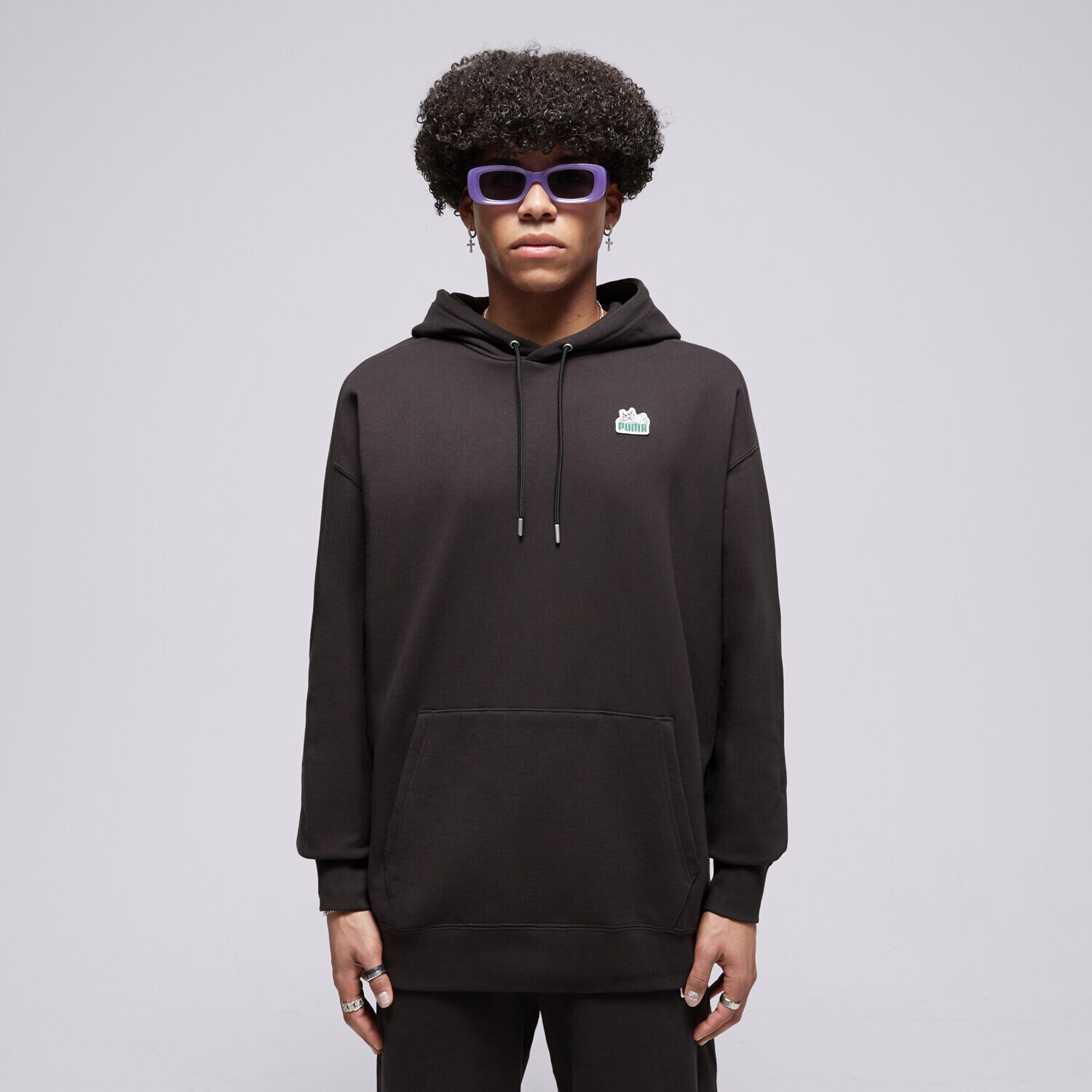 Herren PUMA SWEATSHIRT Z KAPTUREM   FOR THE FANBASE SUPER PUMA 62503601 Schwarz