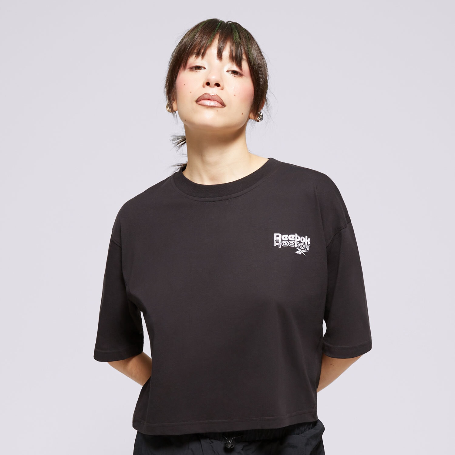 Damen T-Shirt REEBOK T-SHIRT RIE TEE 100075953 Schwarz