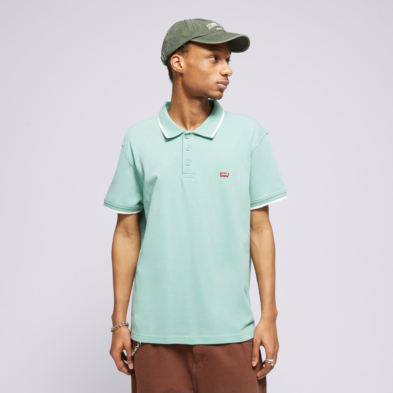 Herren Polo-Shirt LEVI'S POLO HM POLO GREENS 35883-0168 Grün
