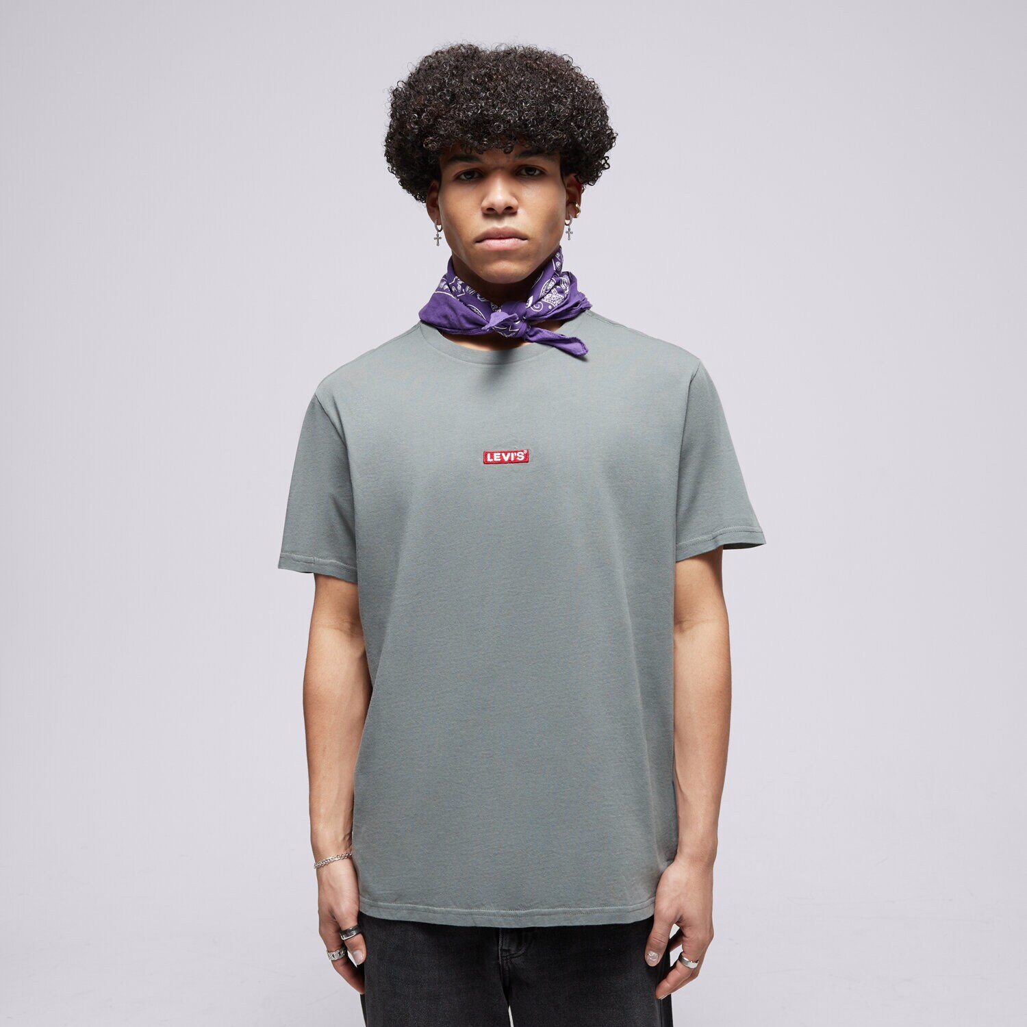 Herren T-Shirt LEVI'S T-SHIRT SS RELAXED BABY TAB T GREENS 79554-0069 Khaki