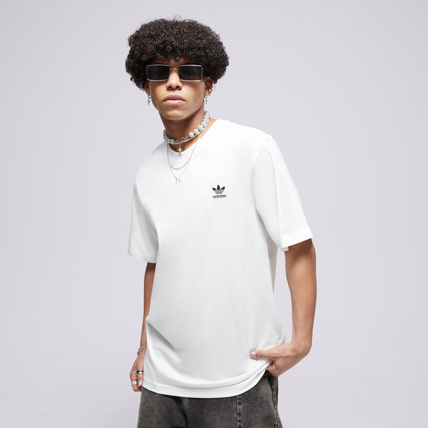 Herren T-Shirt ADIDAS T-SHIRT ESSENTIAL TEE IR9691 Weiß