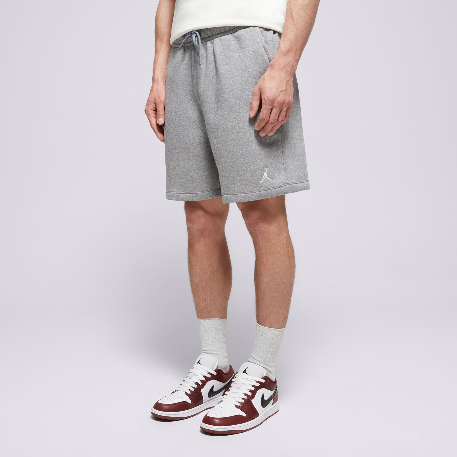 Herren Shorts SHORTS M JORDAN ESS FLC SHORT FJ7782-091 Grau