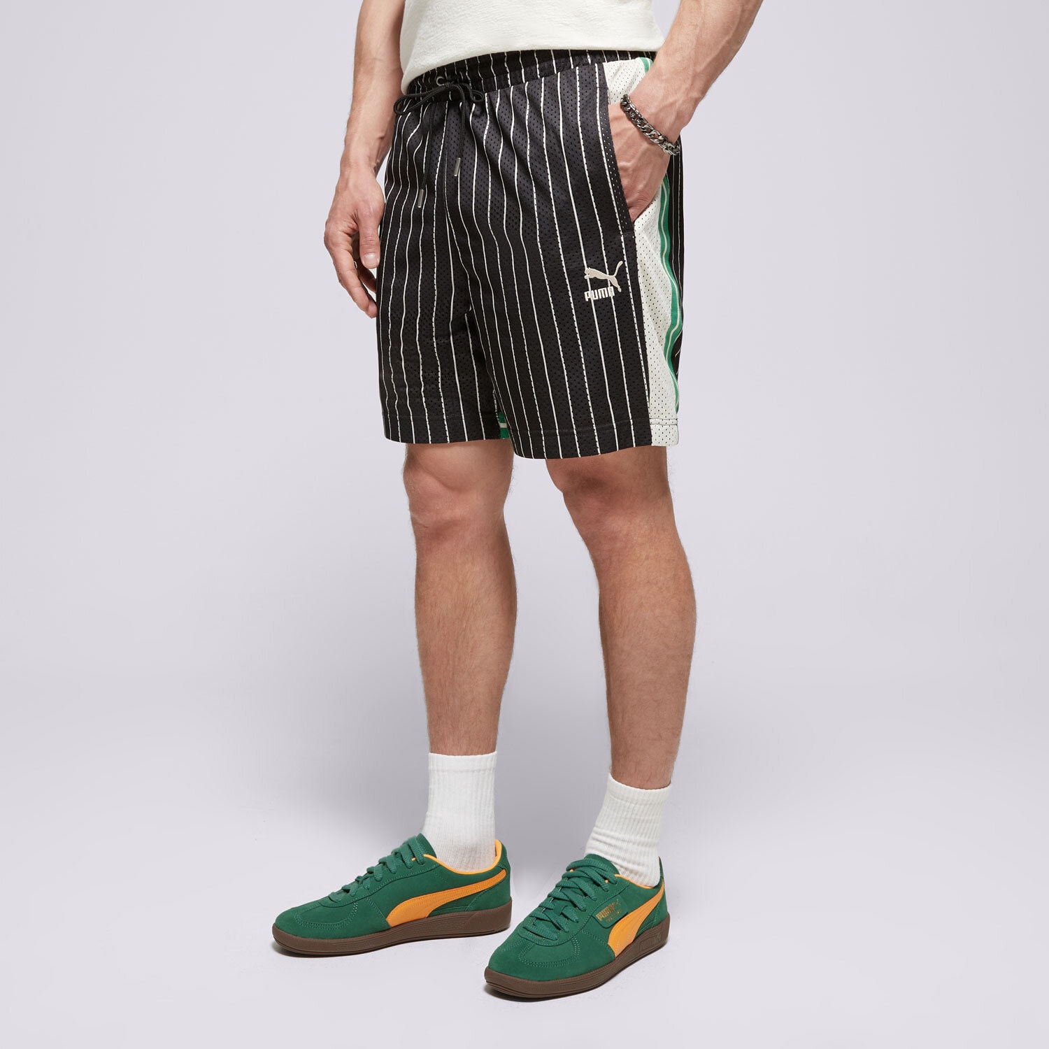 Herren Shorts PUMA SHORTS T7 FOR THE FANBASE MESH SHORTS 62439401 Schwarz
