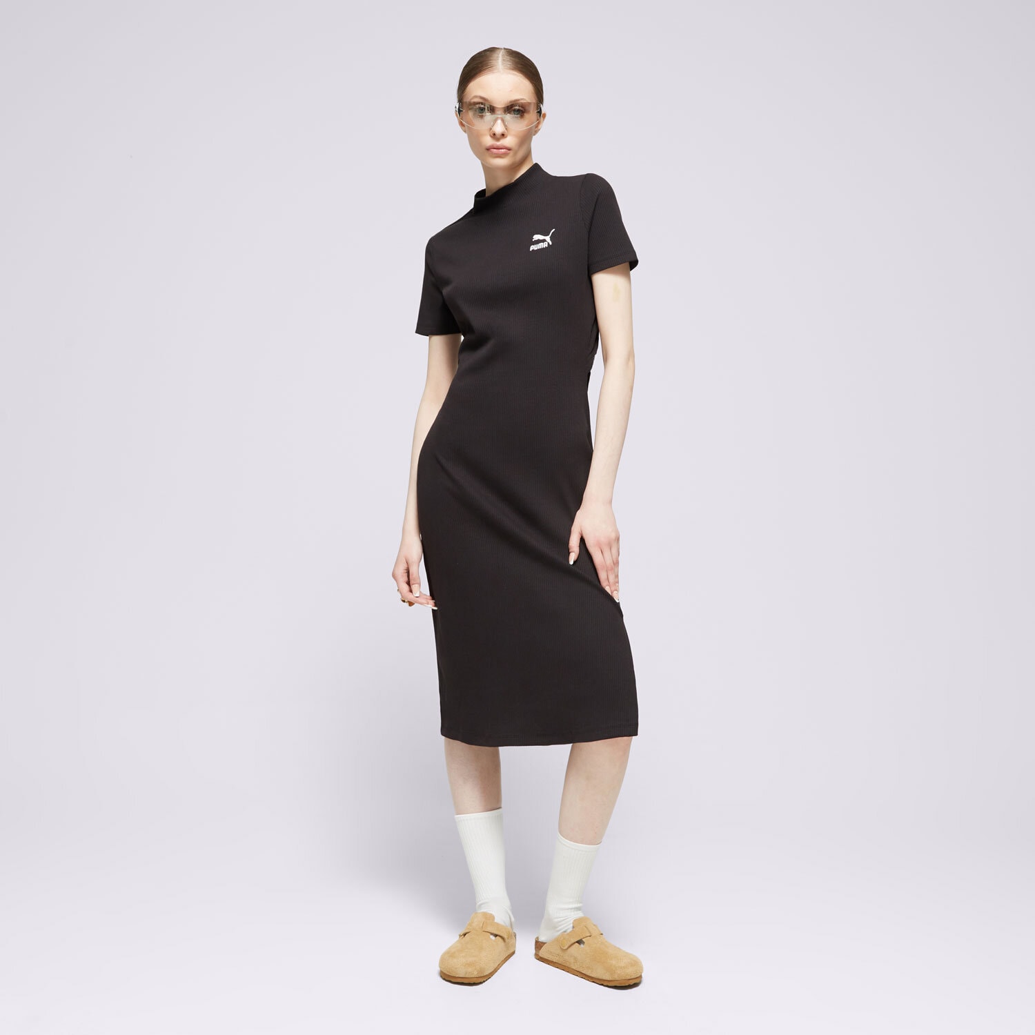 PUMA KLEID CLASSICS RIBBED Schwarz 62425601 Sizeer