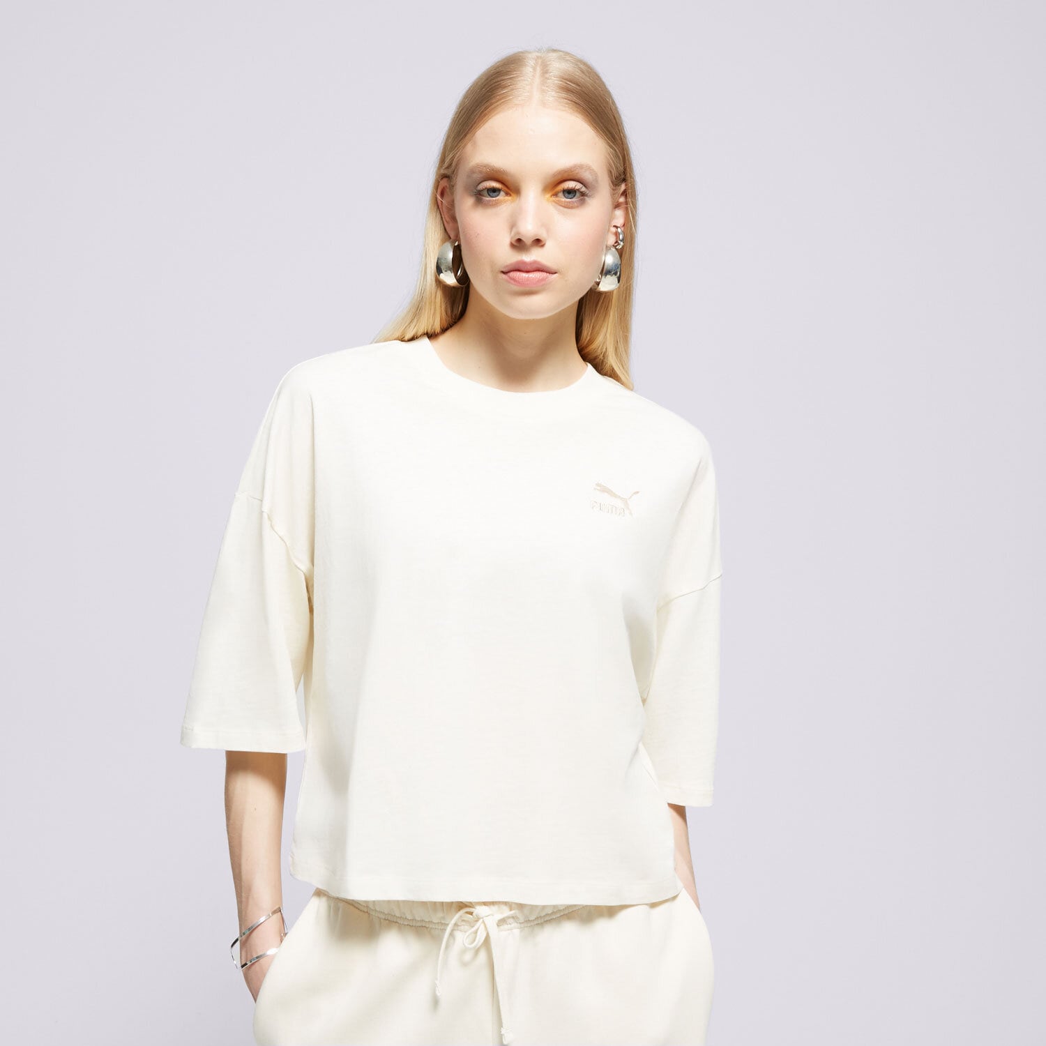 Damen T-Shirt PUMA T-SHIRT BETTER CLASSICS OVERSIZED 62422699 Beige