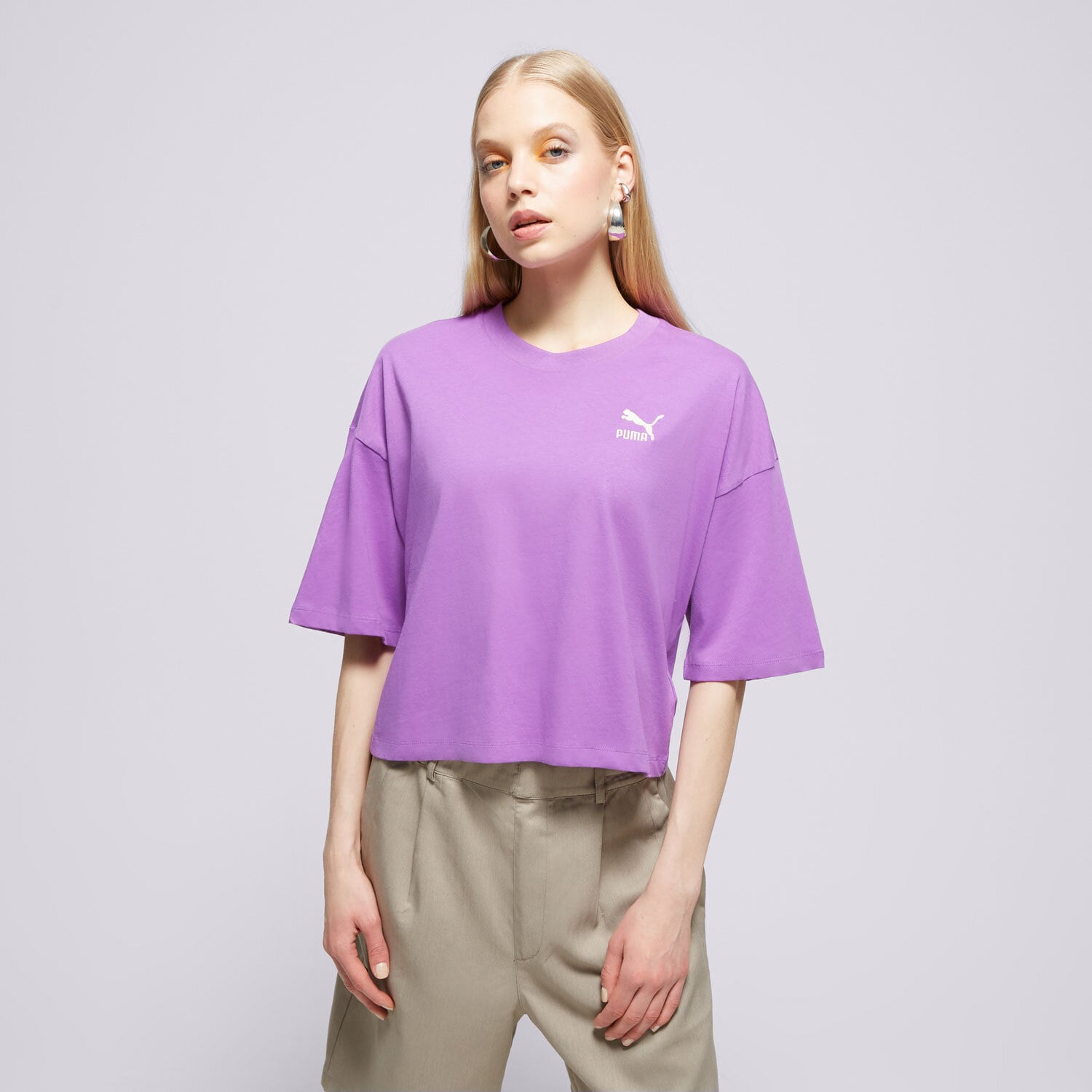 Damen T-Shirt PUMA T-SHIRT BETTER CLASSICS OVERSIZED 62422650 Violet