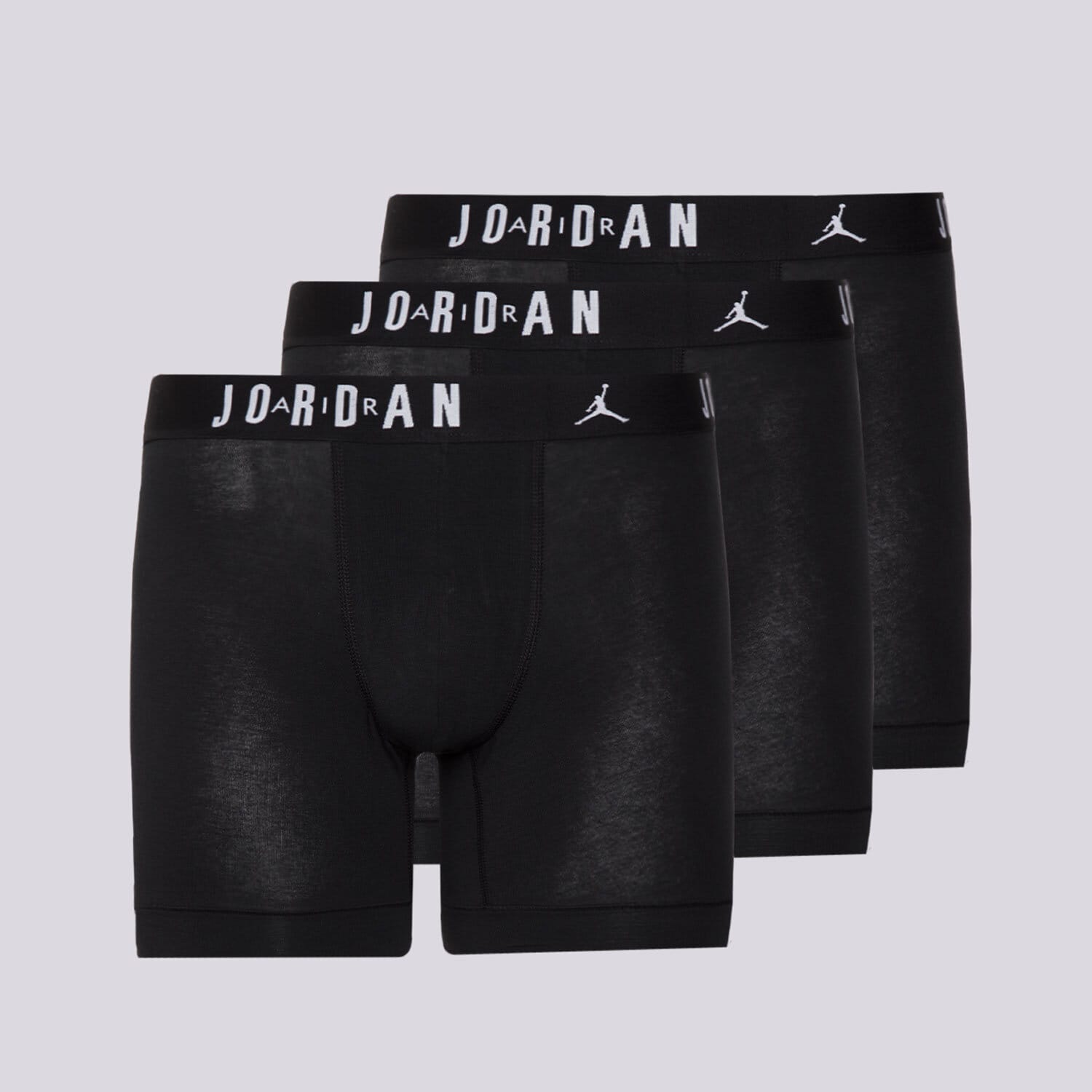 Herren Unterwäsche JORDAN BOXERSHORTS FLIGHT COTTON CORE 3PK BB JM0622-023 Schwarz