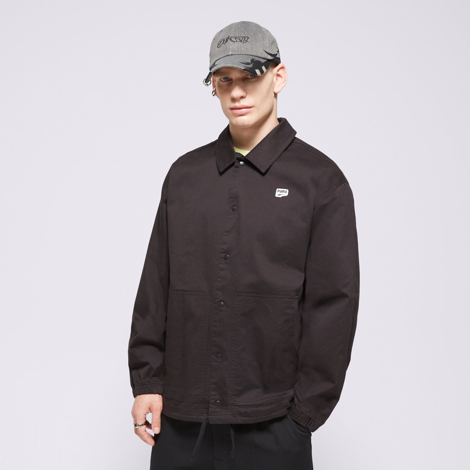 Herren Übergangsjacke PUMA JACKE DOWNTOWN JACKET 62369501 Schwarz